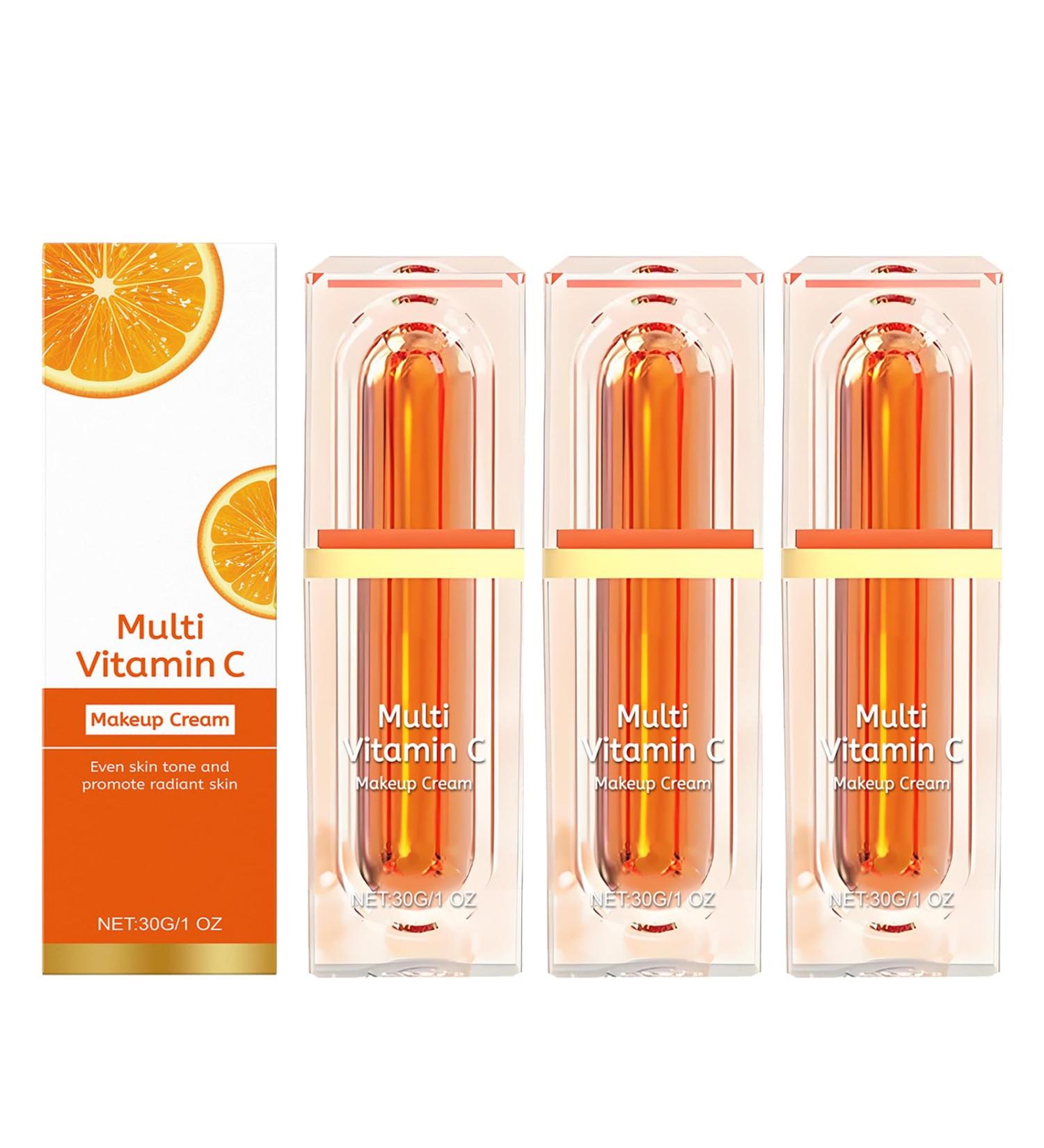 Cr me tonifiante la vitamine C Maquillage claircissant pour le visage avec hydratation longue dur e tenue l g re 24 heures correcteur quotidien et correcteur de couleur (3) - Buy Online on GoSupps.com