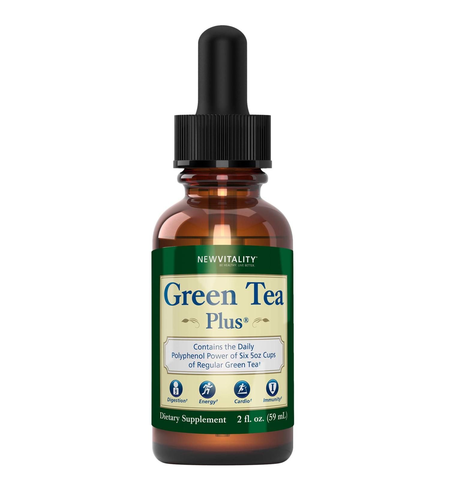 Green Tea Extract Supplement - Healthy Metabolism Boost & Natural Energy | Decaf, Immune Support & Antioxidants - 2oz - Buy Online on GoSupps.com