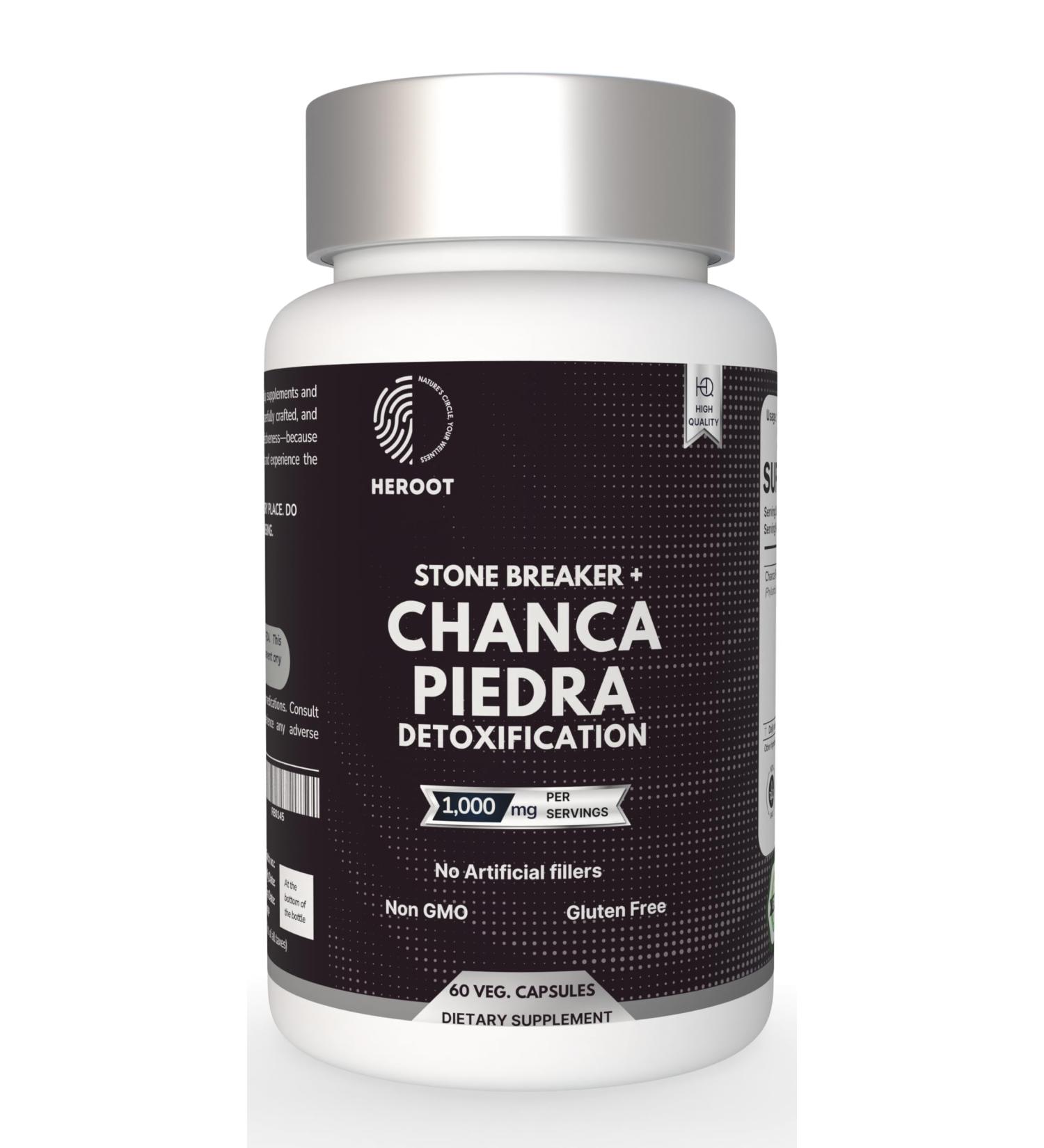 Chanca Piedra 500 mg 60 Capsules 60 Count (Pack of 1) - Buy Online on GoSupps.com