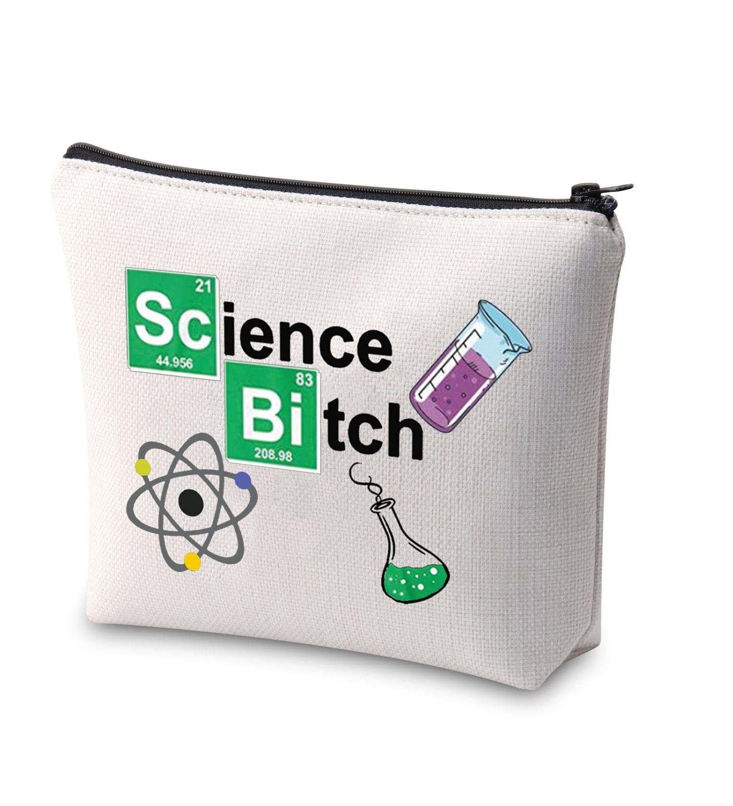 Funny Science Cosmetic Bag | Perfect Gift for Chemists & Biologists | Unique Gift for Girls - Buy Online on GoSupps.com