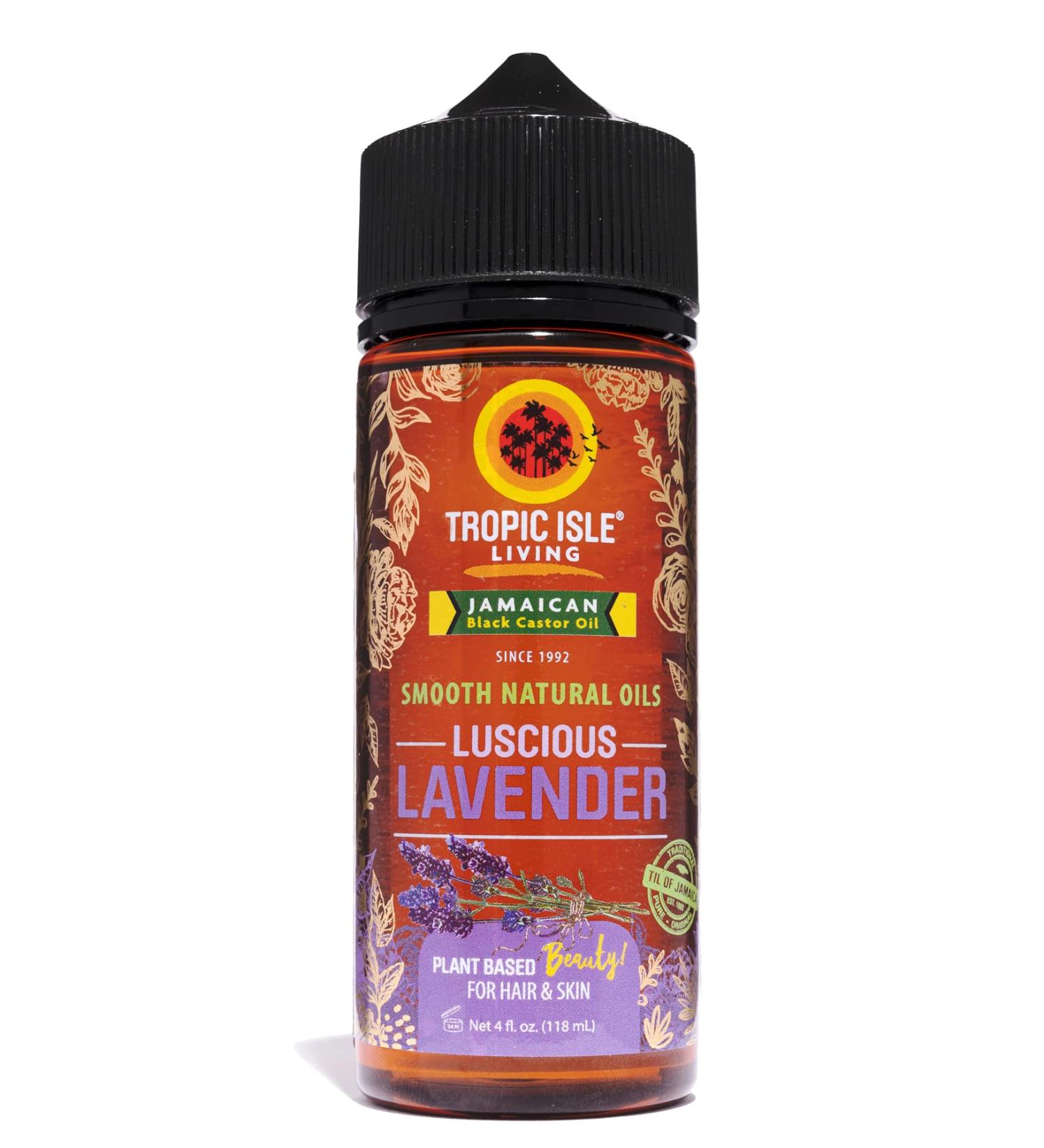 Tropic Isle Living Luscious Lavender Natural Oil for Hair Growth & Skin Care - Buy Online on GoSupps.com
