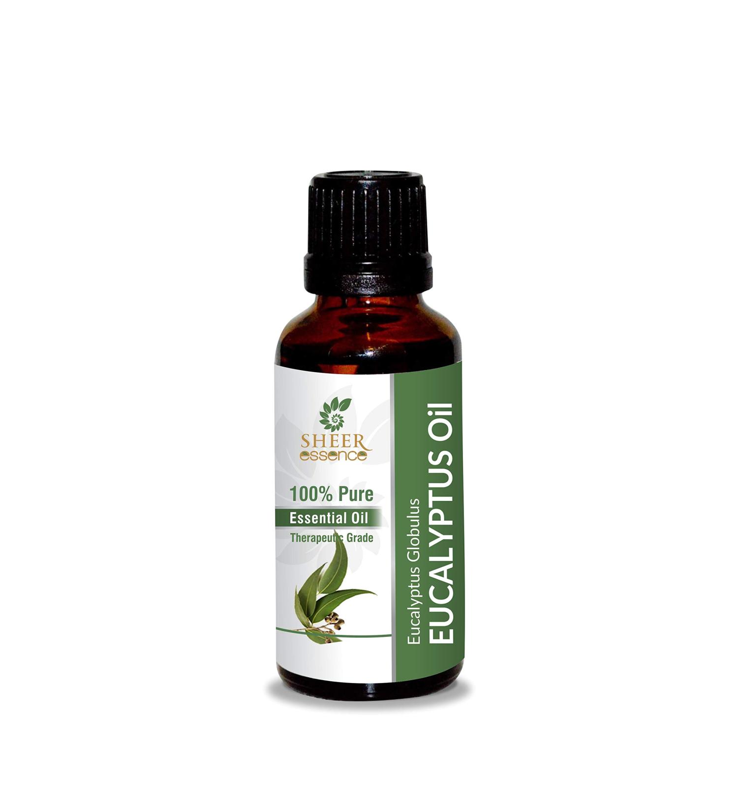 Eucalyptus Oil 15 ML - 100% Pure Natural Therapeutic Grade Essential Oil | Eucalyptus Globulus - Uncut & Undiluted - Buy Online on GoSupps.com