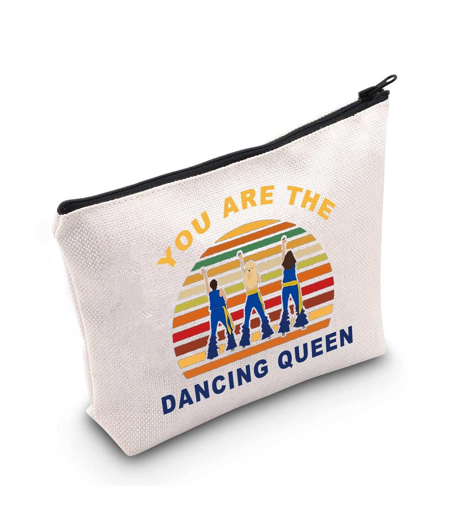 LEVLO Mamma Makeup Bag - Perfect Gift for Dancing Queen Fans | Musical Comedy Cosmetic Bag - Buy Online on GoSupps.com