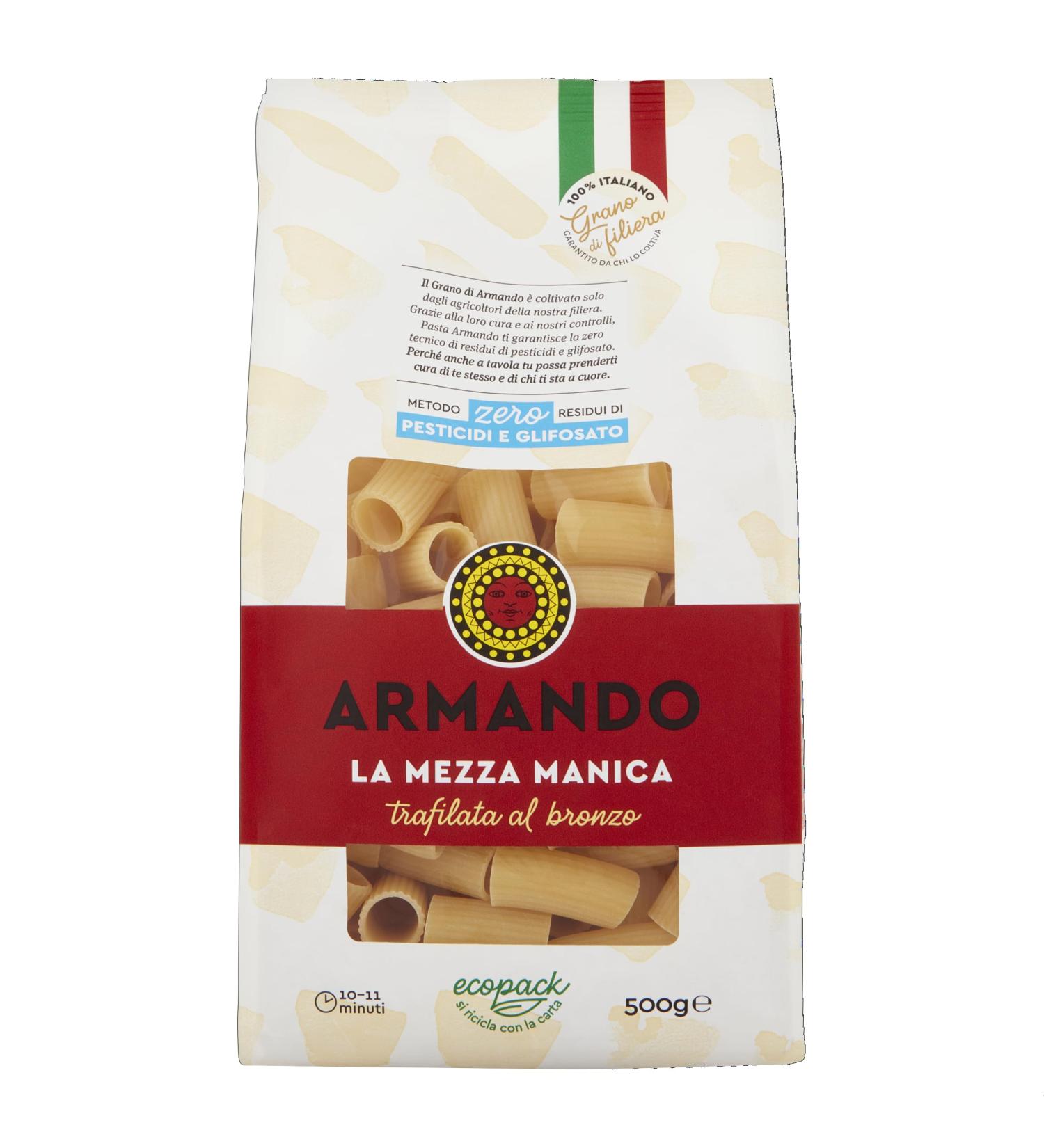  Armando La Mezza Manica P tes Armando 100% Italian Wheat 500g - Buy Online on GoSupps.com
