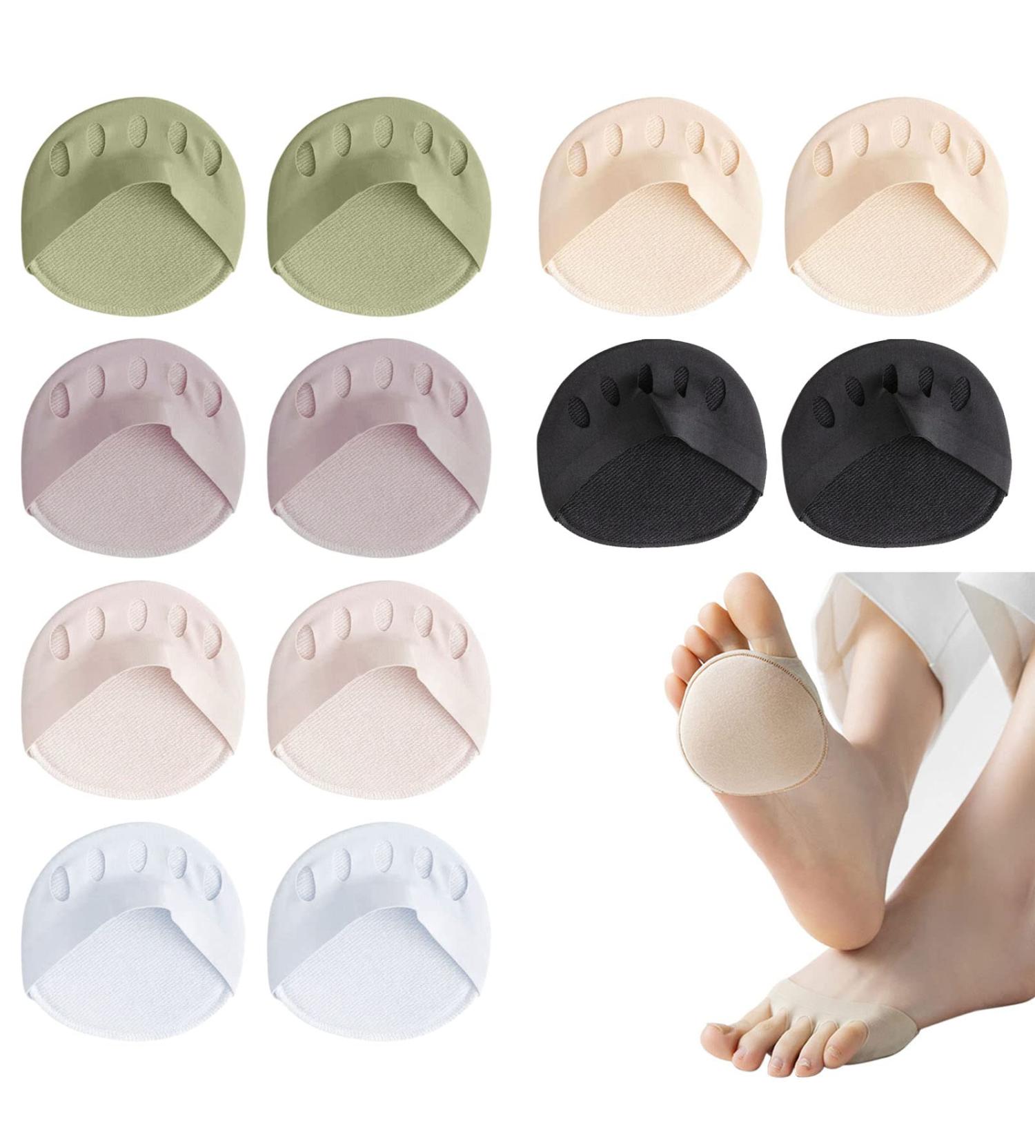 Reusable Metatarsal Pads for Women - Extra Thick Forefoot Cushion Pads - Non-Slip Relief for Foot Fatigue - 6 Pairs Green - Buy Online on GoSupps.com