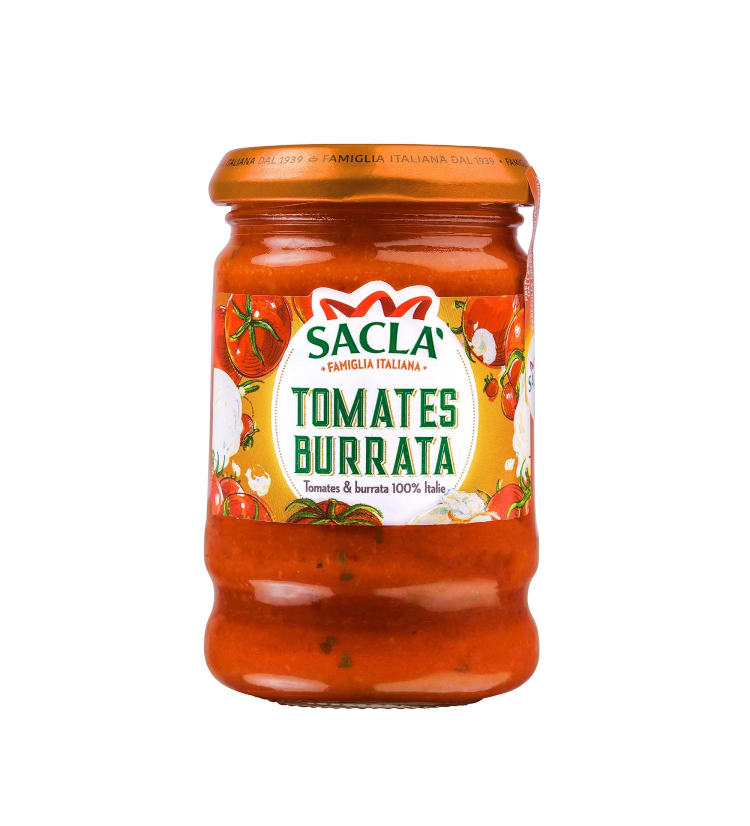Sacl Tomates & Burrata 190g - Sacl tomate burrata 6.3 cm x 6.3 cm x 10.5 cm