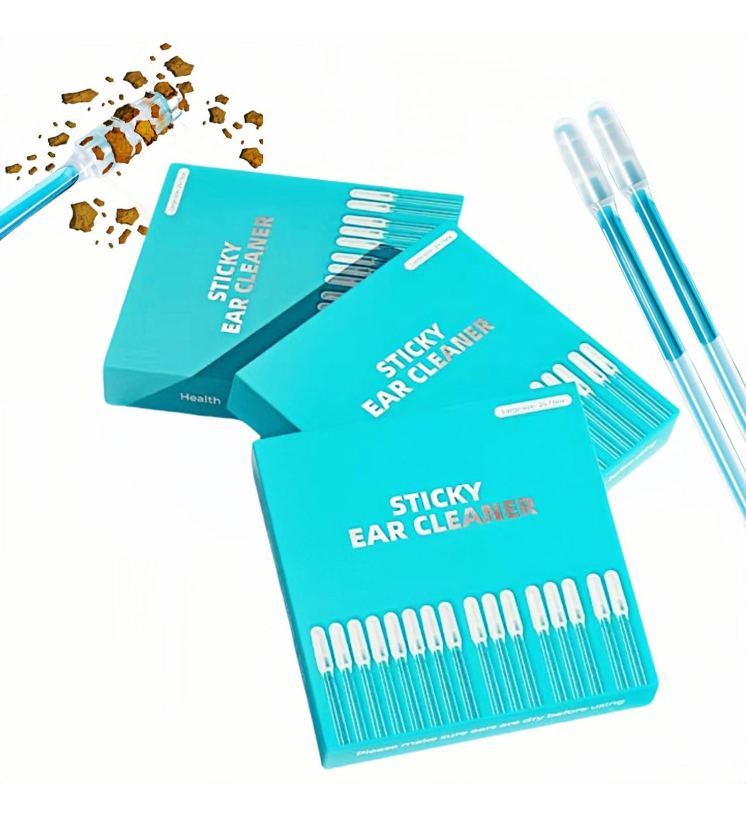 Ear Wax Removal Tools Reusable Stickiness Ear Swab for Both Adults and Children(2 Packs (48 PCS) - Buy Online on GoSupps.com
