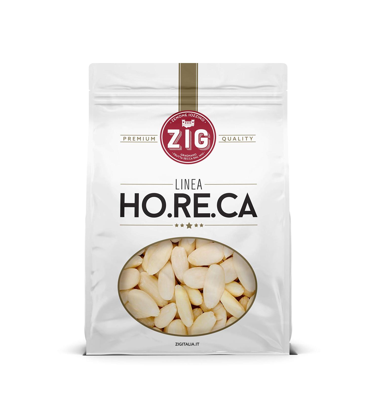 ZIG - HORECA - Peeled Almonds 1 kg - Buy Online on GoSupps.com