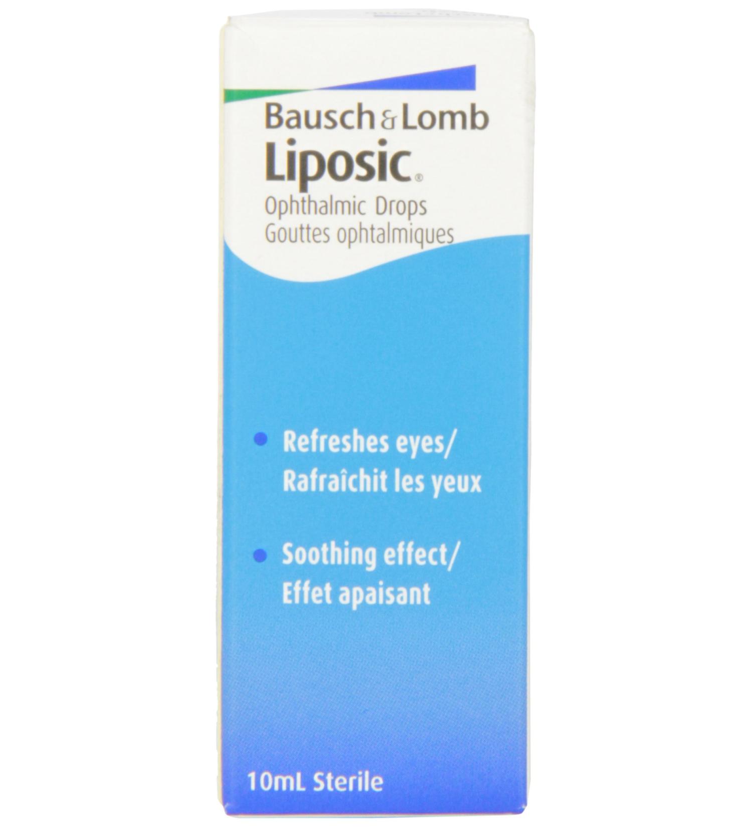 Bausch & Lomb Liposic Ophthalmic Drop 10ml - Buy Online on GoSupps.com