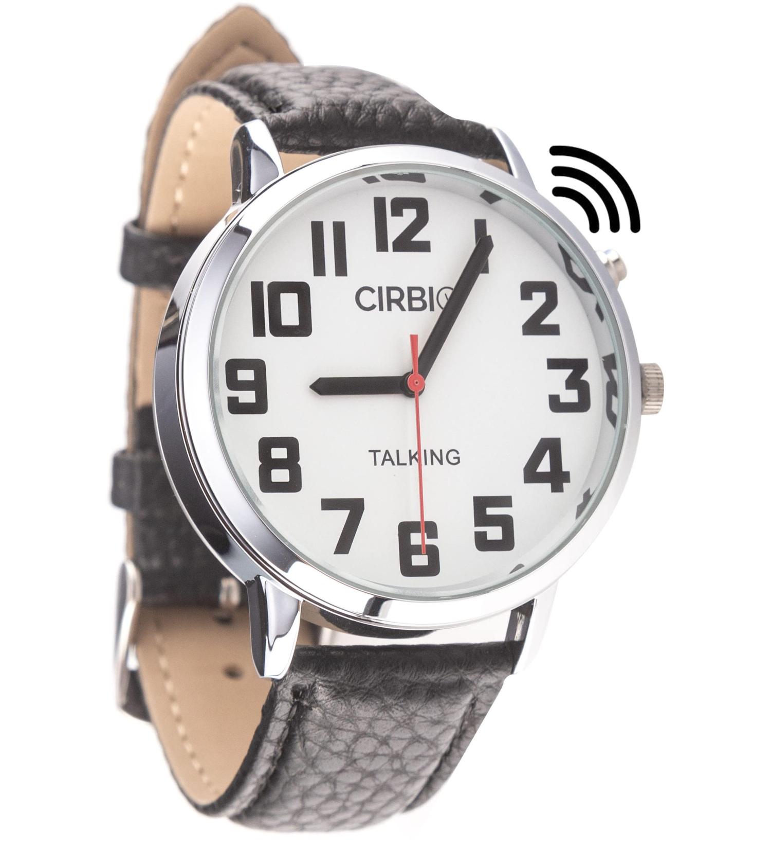 Big Talking Watch with Jumbo Numbers for Visually impaired with North American Male Voice (Black) - Buy Online on GoSupps.com