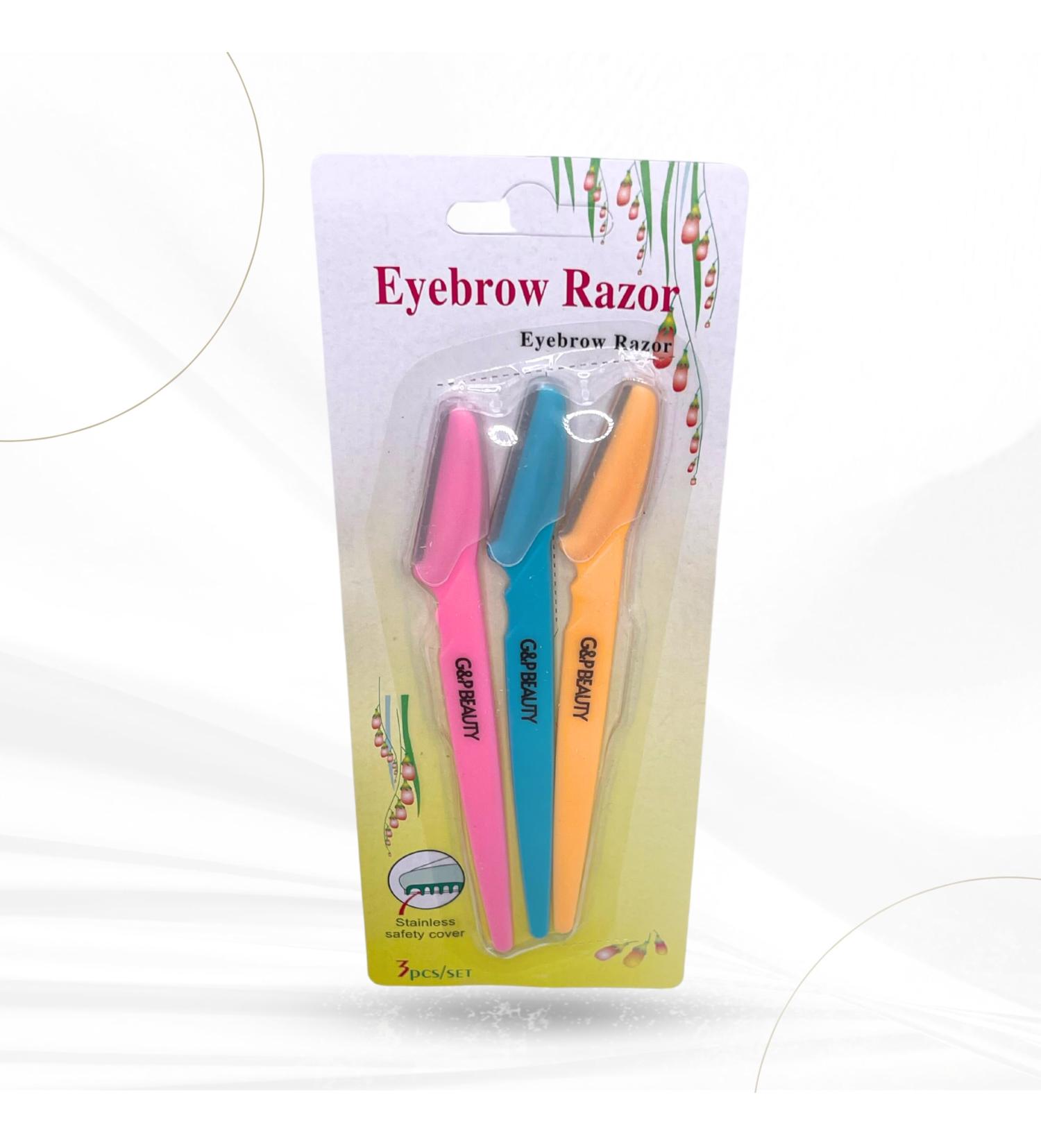 G&P BEAUTY Precision Face & Eyebrow Dermaplaning Kit | 3 Exfoliating Razors & Precision Covers | Perfect Gift for Women | International Shipping Available - Buy Online on GoSupps.com