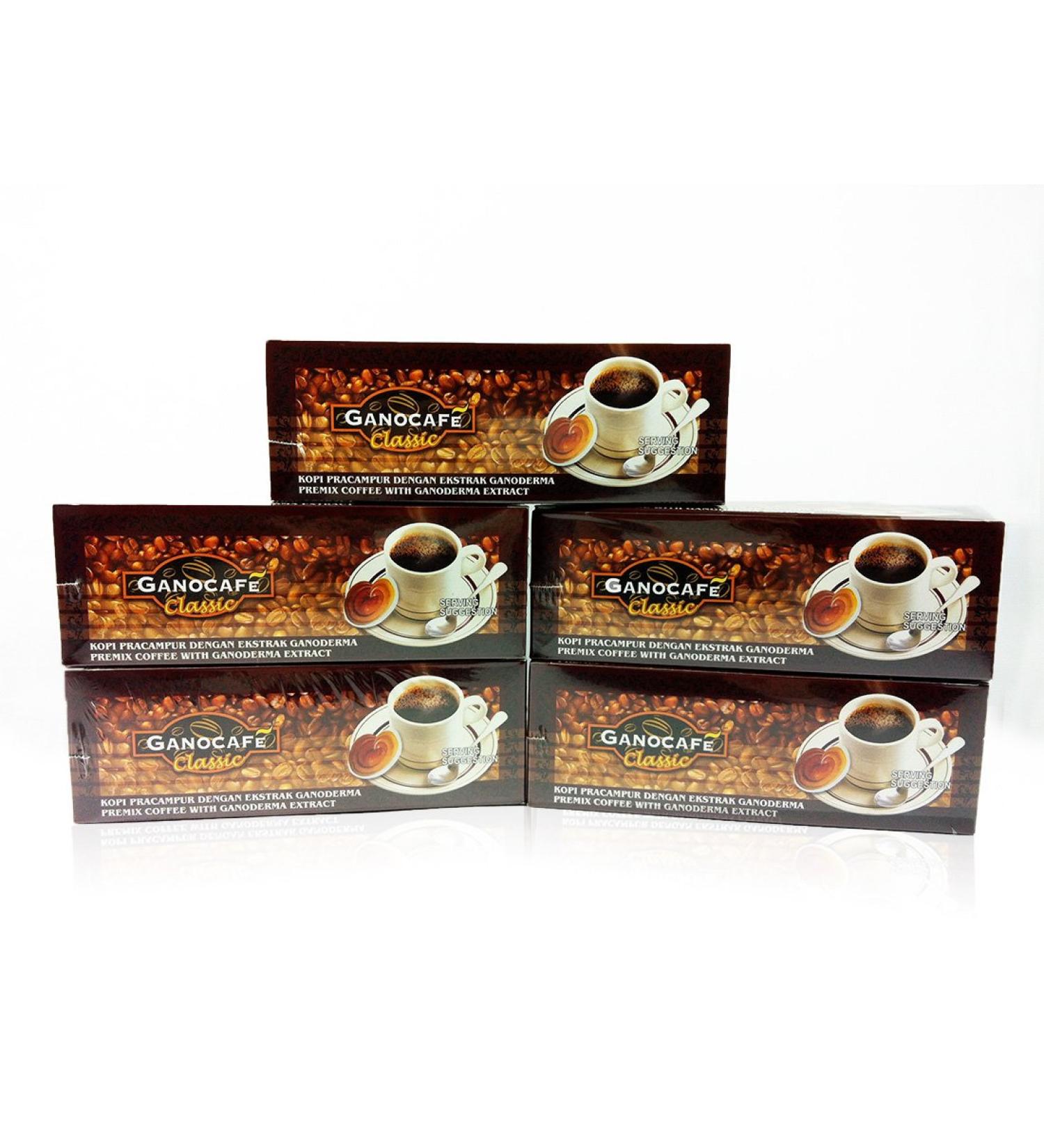 Gano Excel Cafe Classic Lot de 5 paquets de caf sain Noir - Buy Online on GoSupps.com