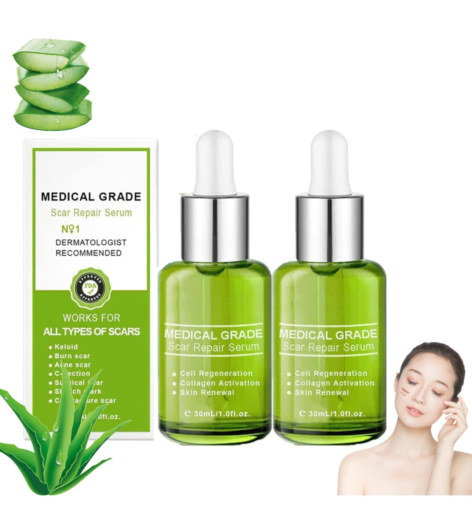 Goopgen Advanced Scar Repair Serum - Medical Grade Treatment for All Types of Scars (2PCS) - Buy Online on GoSupps.com