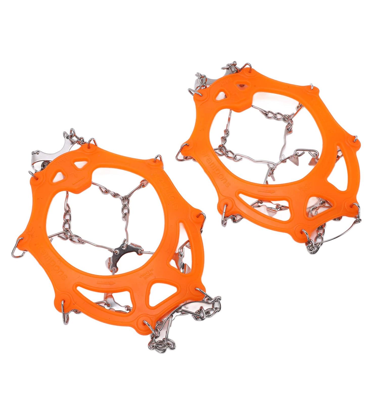 Anti Skid Snow Shoes Accessory Wearproof 12 Tooth Crampons Long Service Life for Skiing for Outdoor(M Code) - Buy Online on GoSupps.com