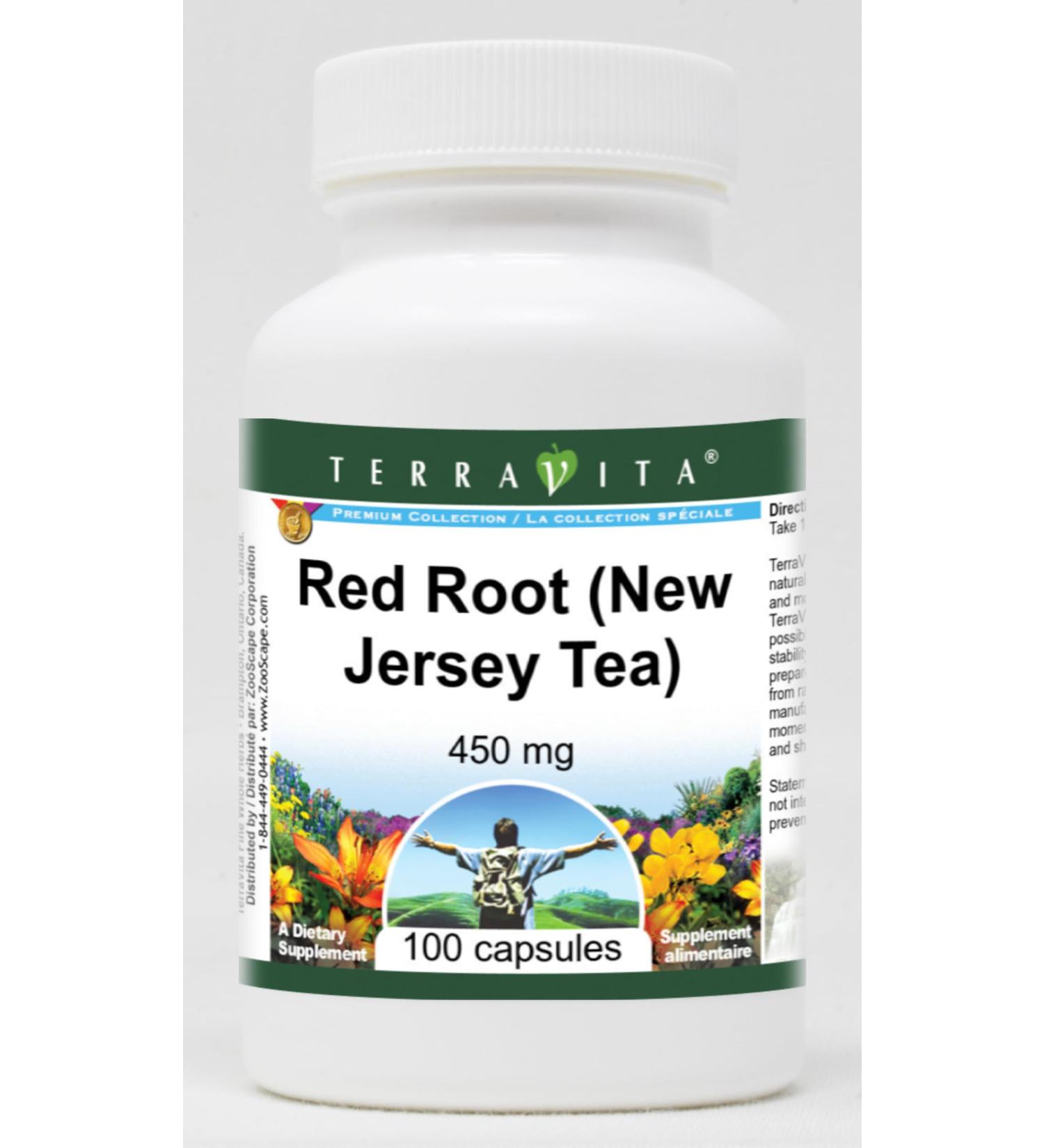 Red Root (New Jersey Tea) - 450 mg (100 Capsules ZIN: 514977) - Buy Online on GoSupps.com