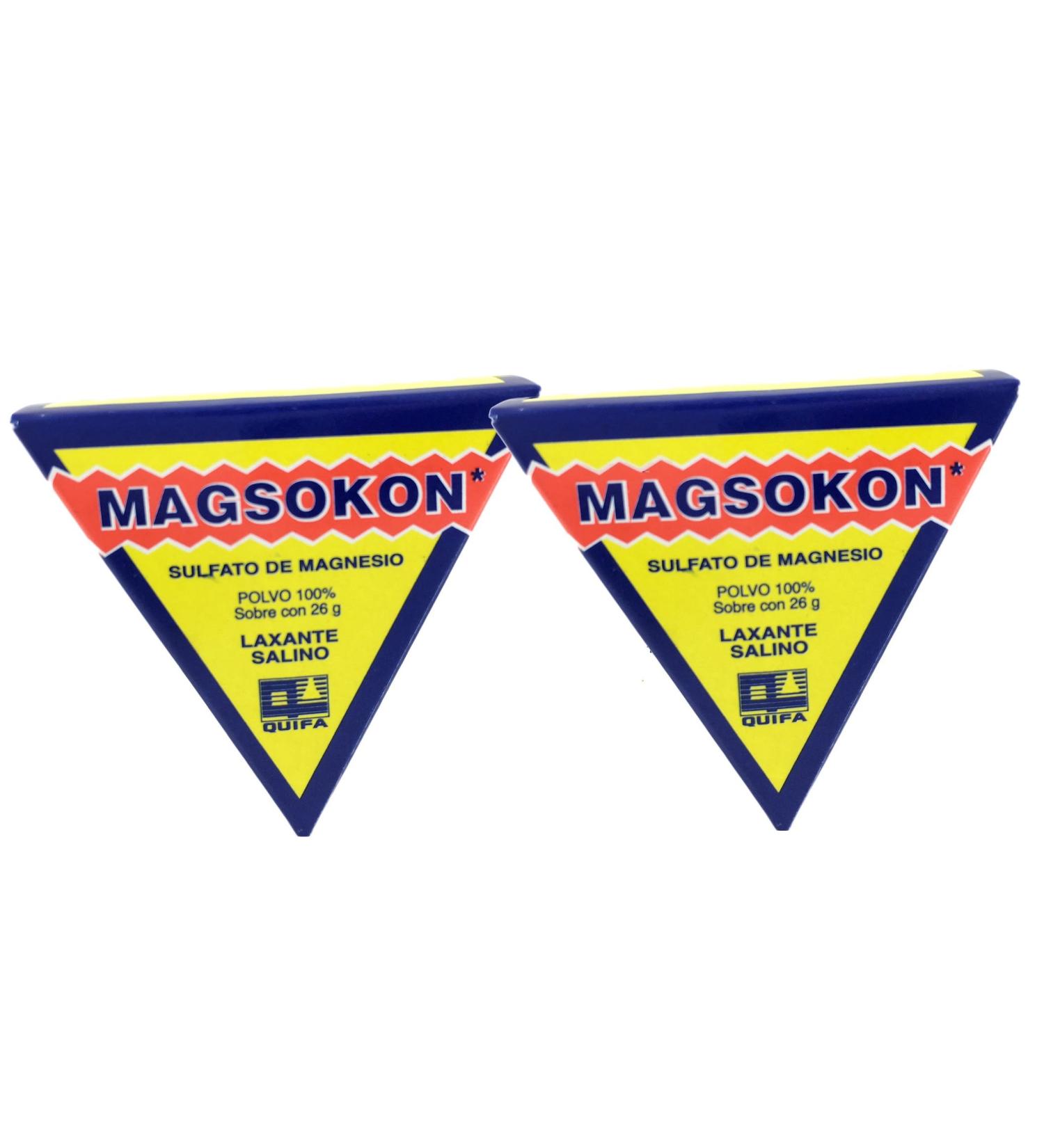 Magsokon Triangles Sal de Higera - Sulfato de Magnesio Laxante (2 unidades) - Buy Online on GoSupps.com