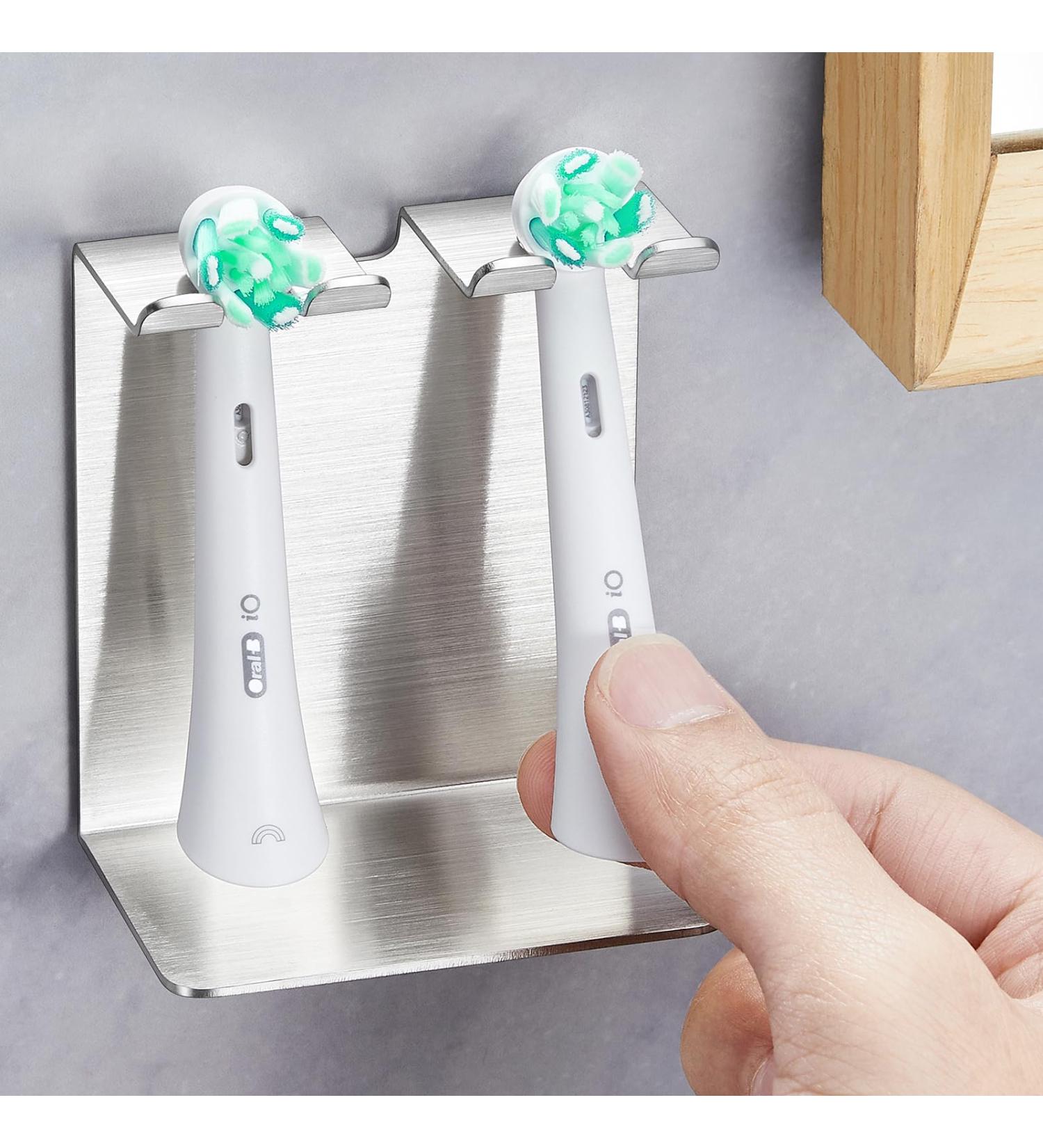 Xilimous SUS304 Stainless Steel Toothbrush Holder | Drilling-Free & Self-Adhesive Design for Electric Brushes - Buy Online on GoSupps.com