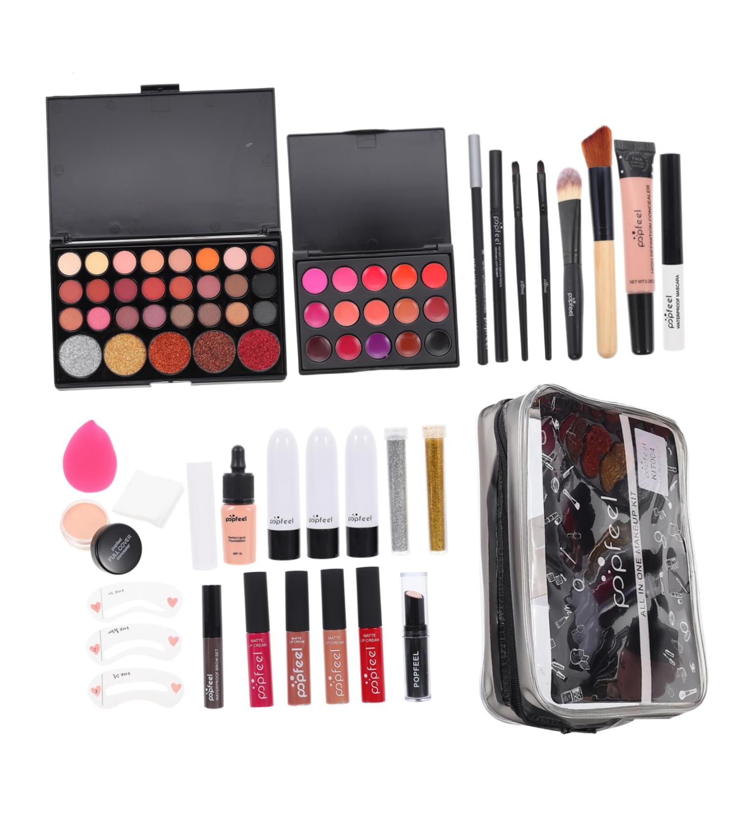 Buy Hemoton Women's Makeup Set | Toiletry Bag & Cosmetic Kit Perfect for Lip Gloss & Beauty Accessories | International Shipping Available - Buy Online on GoSupps.com