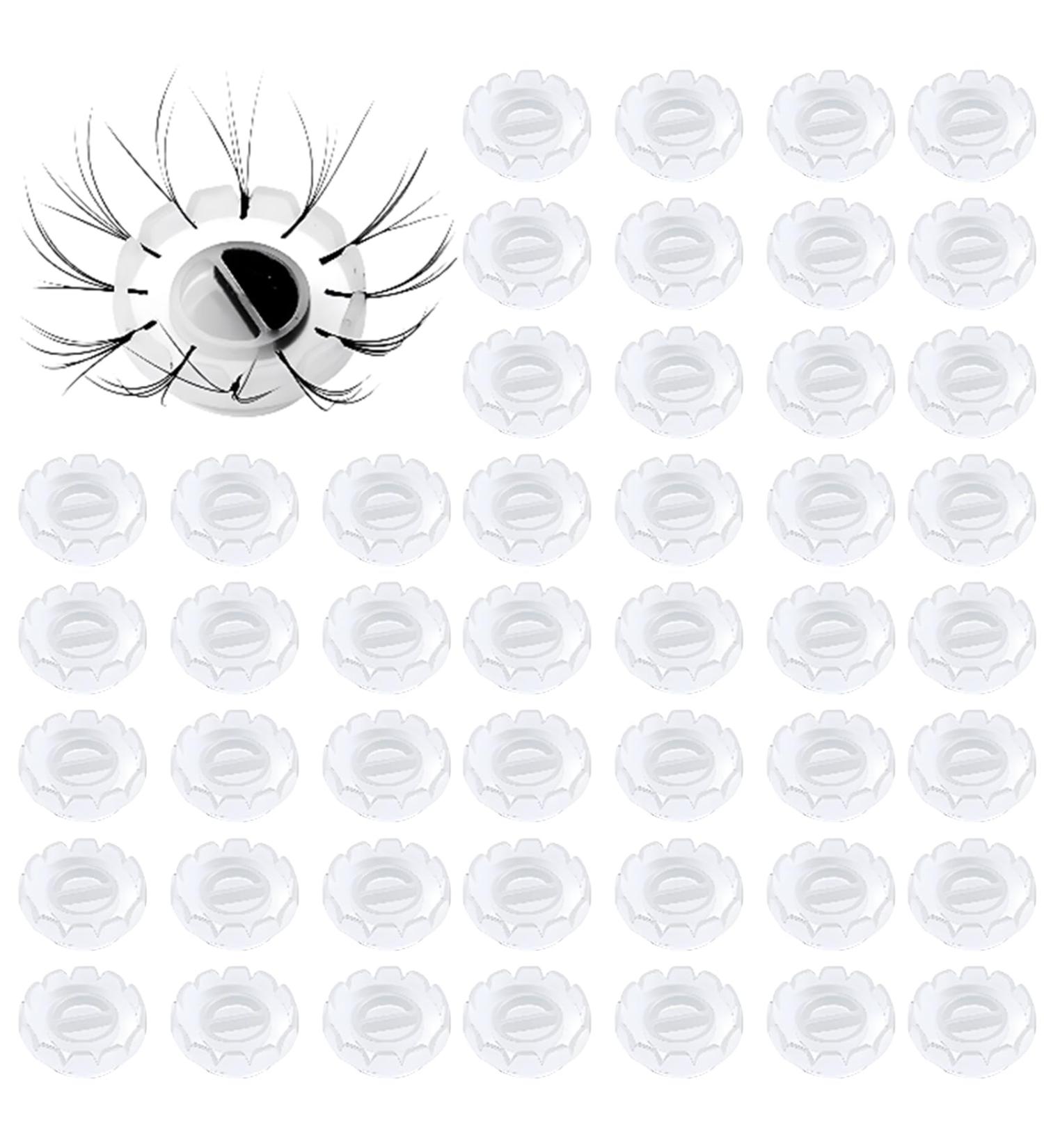 100 Pcs Popping Eyelashes Blossom Cup - Quick Blooming Eyelash Extensions Tool for Efficient Application - Buy Online on GoSupps.com