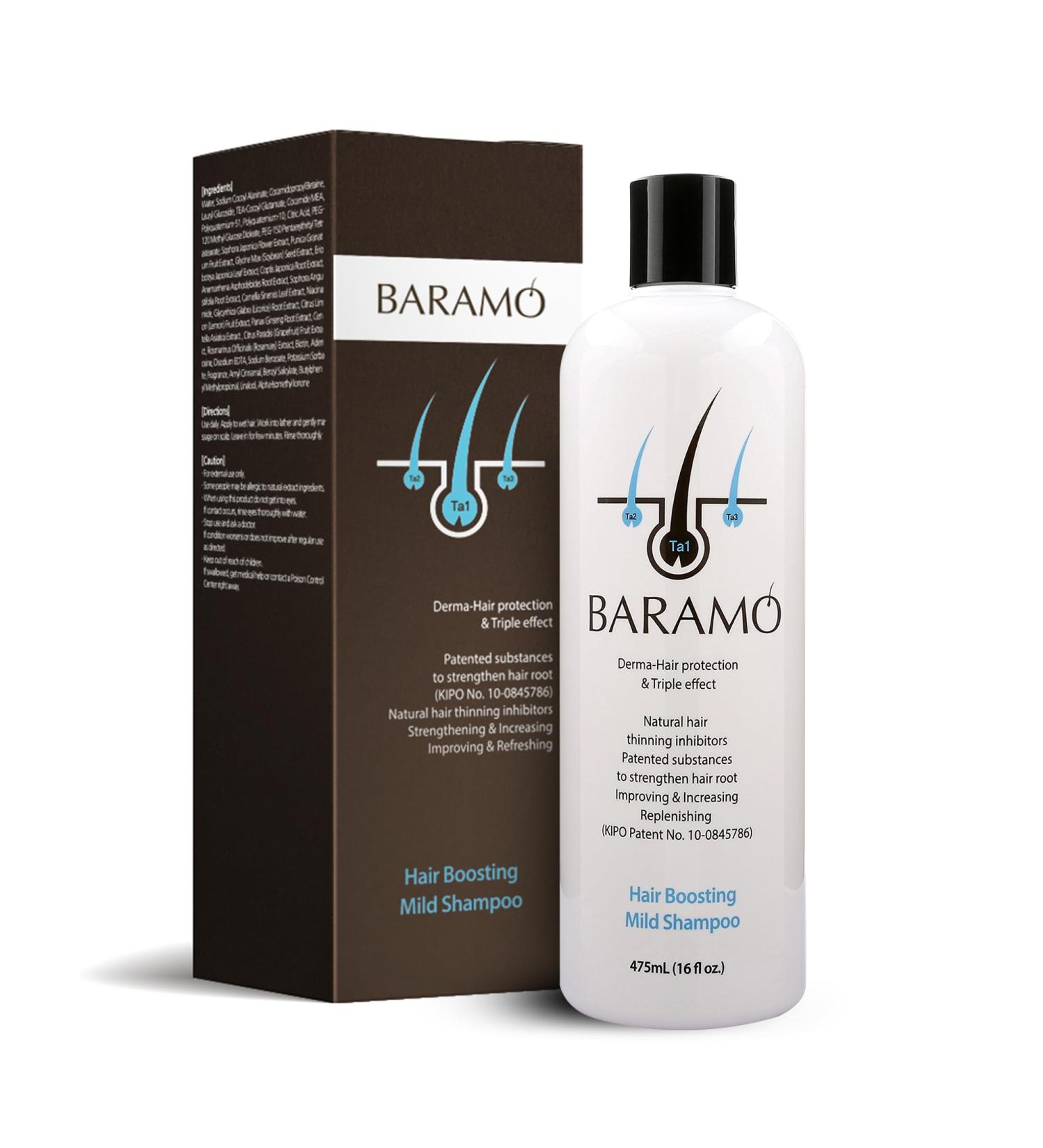 Hair Boosting Mild Shampoo for Thinning & Hair Loss | DHT Blocker for Men & Women | Sulfate & Paraben Free - 16 fl oz - Buy Online on GoSupps.com