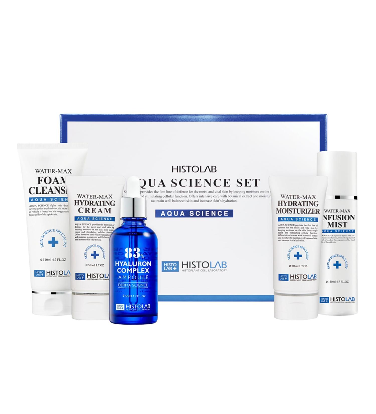 HISTOLAB Aqua Science Gift Set | For Dry Skin | A Set of 5 Aqua Science Products - Buy Online on GoSupps.com