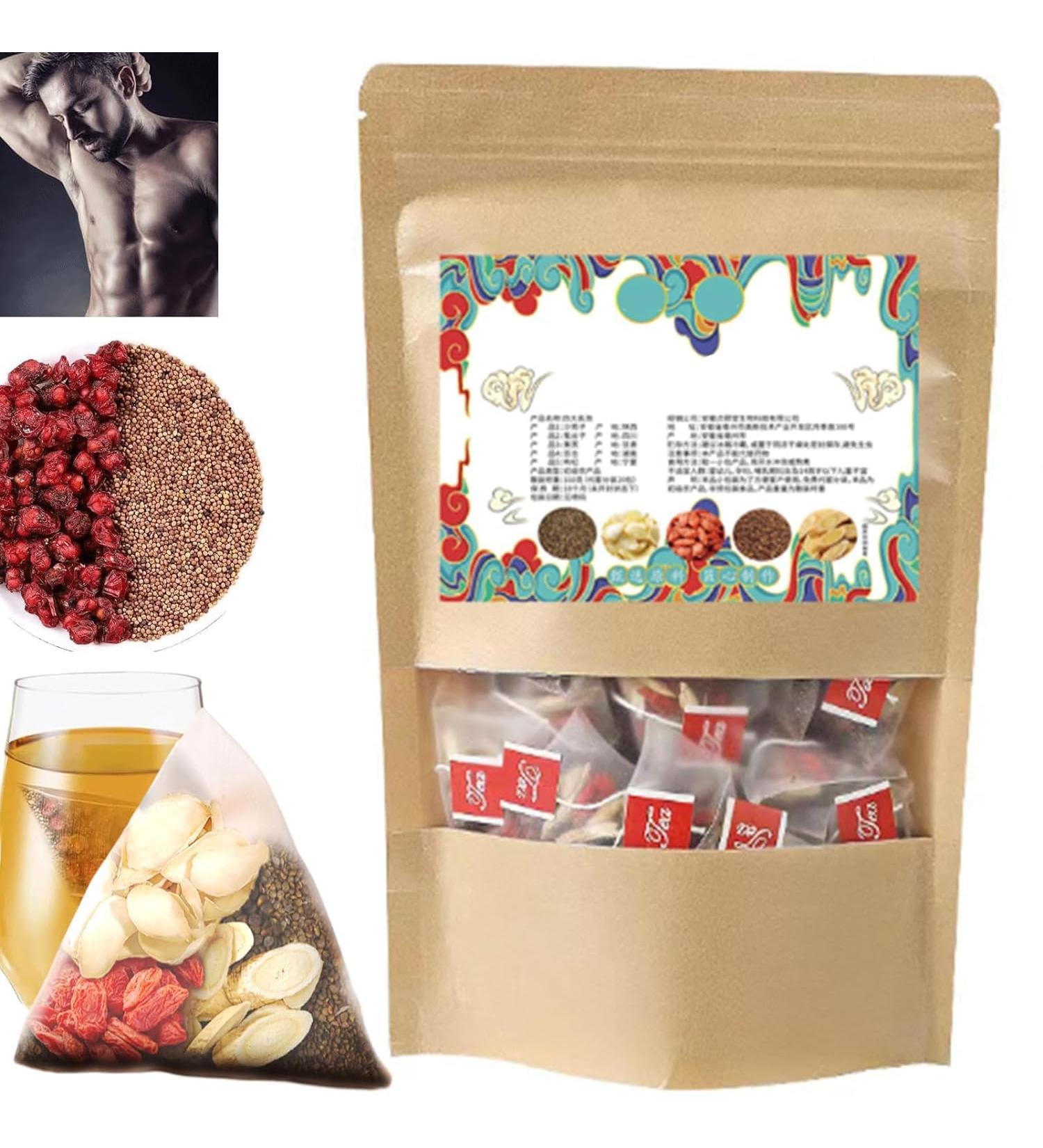 Goji Berry Cuscuta Health Tea Wolfberry Cuscuta Health Tea Chinese Liver Care Tea Men S Essentials Five Flavors Goji Berry Tea Individual Tea Bag Five Flavors Kidney Herbal Tea For Men (1Box) - Buy Online on GoSupps.com