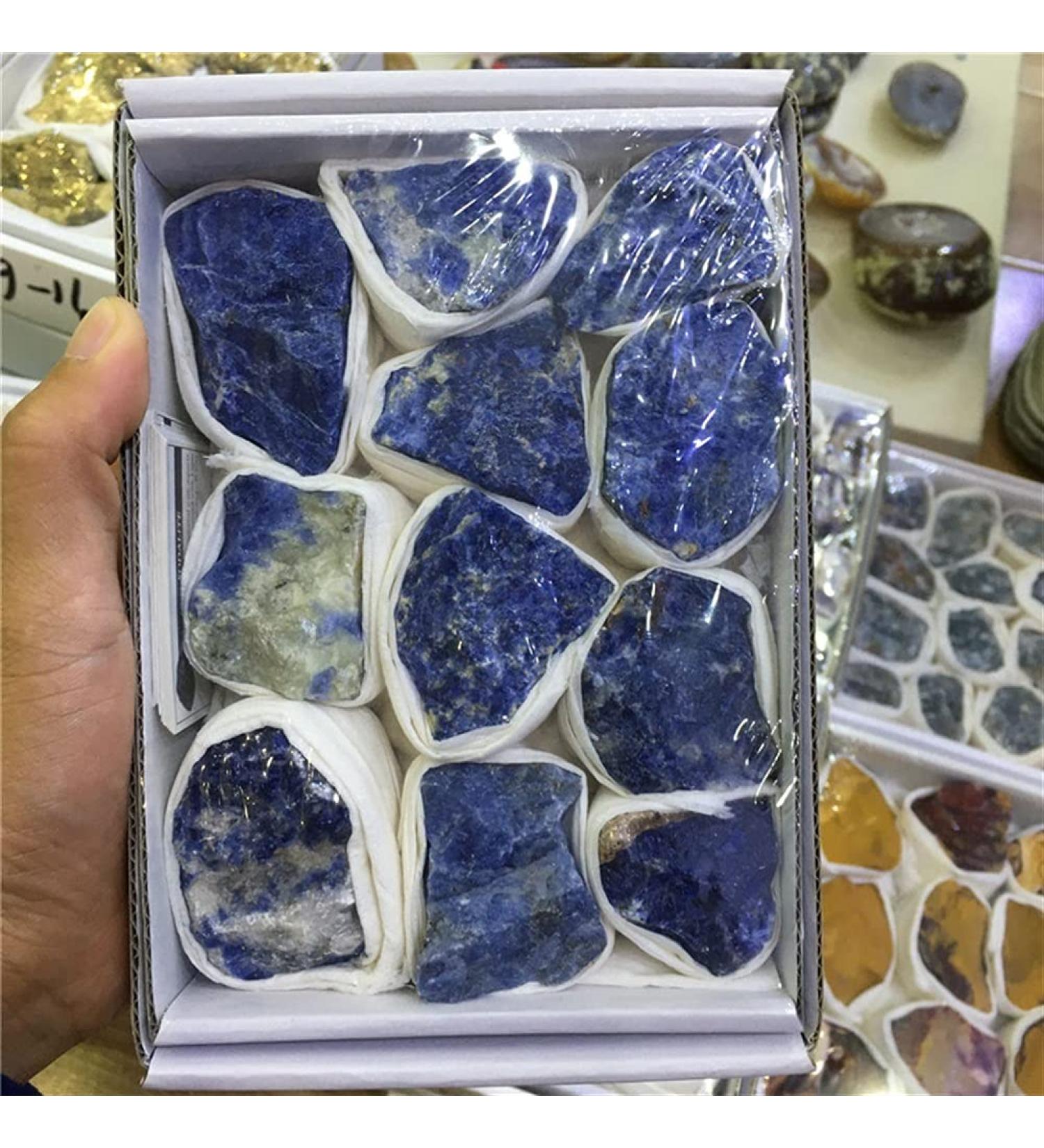 Balance Gemstone Decoration Natural Quartz Crystal Rough Gemstones and Minerals Raw Stones as Gifts Stone FUZEGRDLI (Color : Blue Sodalite) - Buy Online on GoSupps.com