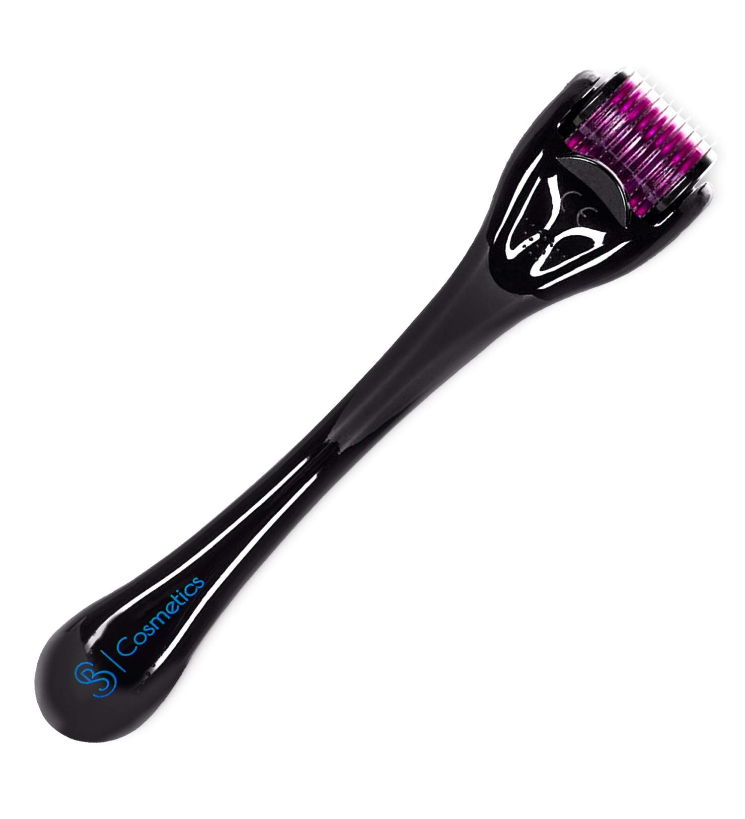 SB Cosmetics Premium Beard, Face, Scalp & Body Derma Roller 540 Titanium Micro Needle Beauty System - .25mm, Reusable - Buy Online on GoSupps.com