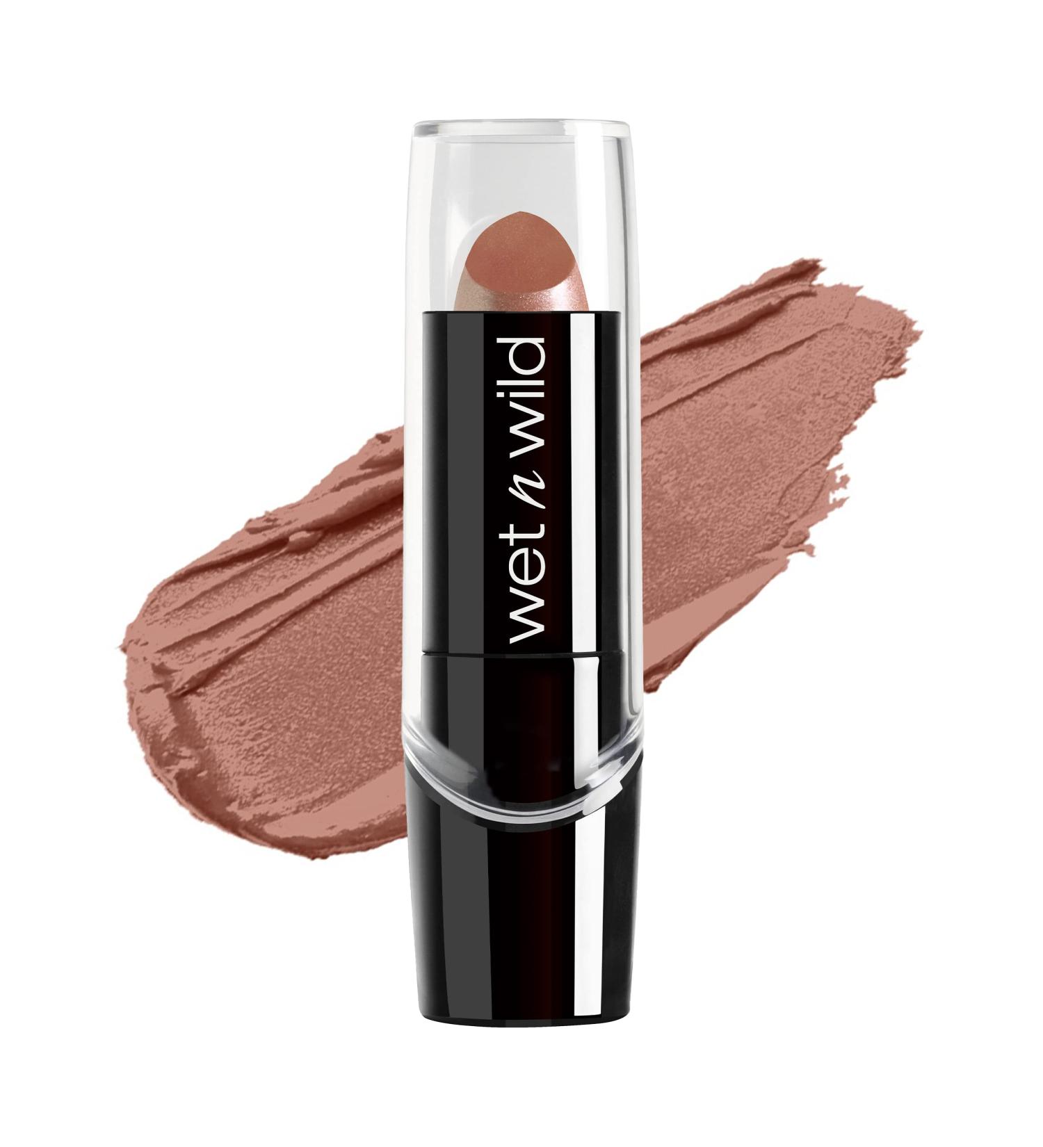 wet n wild Silk Finish Lipstick - Breeze Nude 0.13 oz | Hydrating Lip Color - Buy Online on GoSupps.com