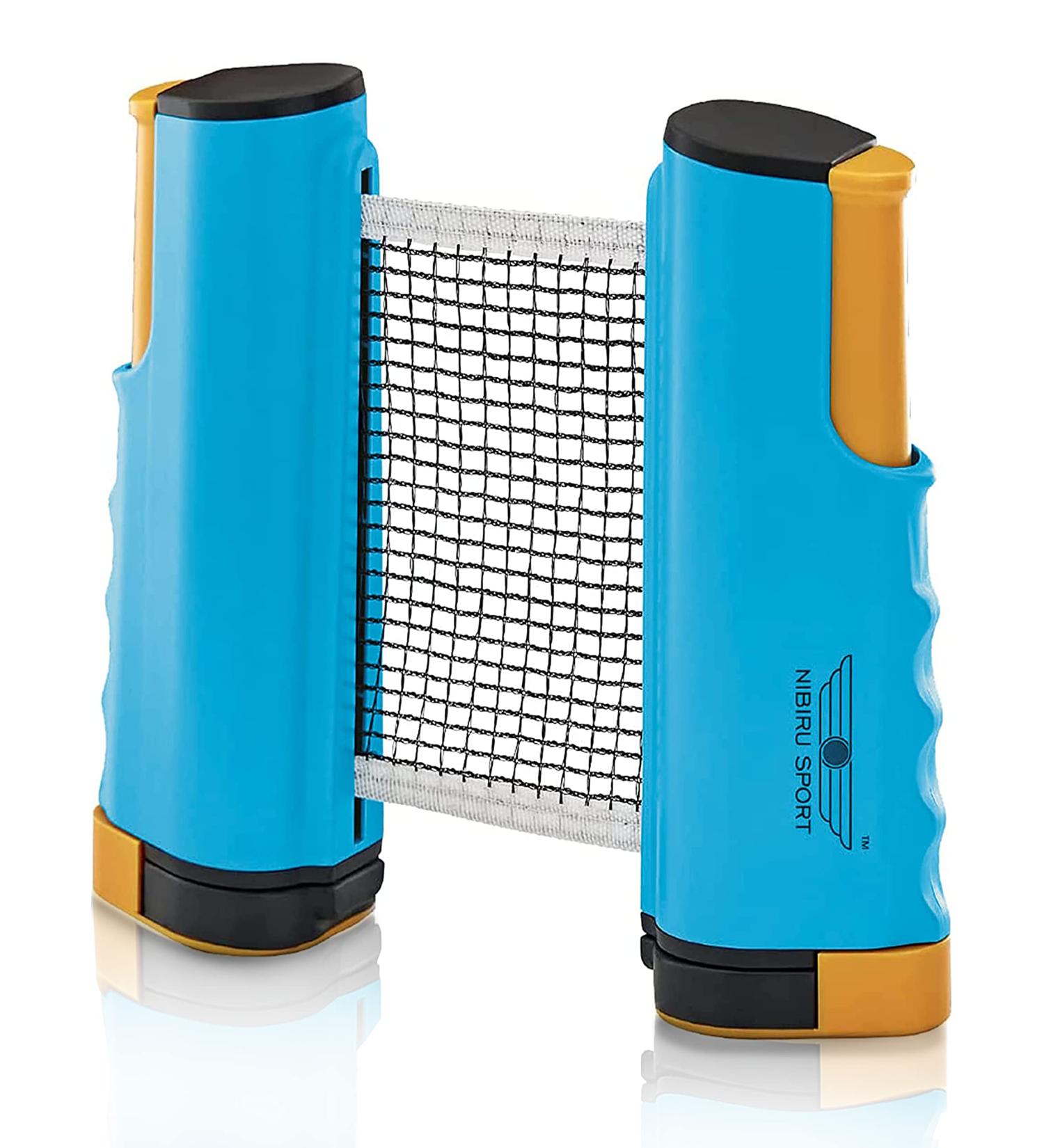 NIBIRU SPORT Ping Pong Paddles Set with Retractable Net & Storage Case - Professional Table Tennis Rackets & Balls - Game Table Accessories - Buy Online on GoSupps.com