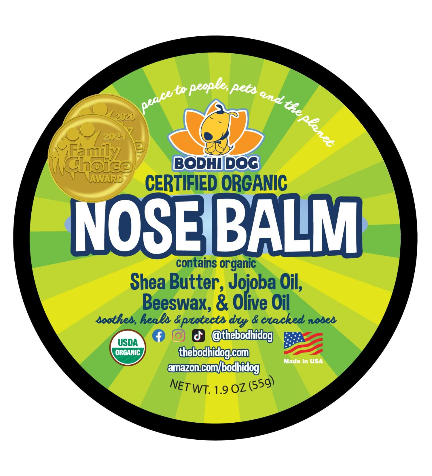 Organic Nose Balm for Dogs & Cats - Soothing & Healing for Dry Cracking Skin | 2 oz - Buy Online on GoSupps.com