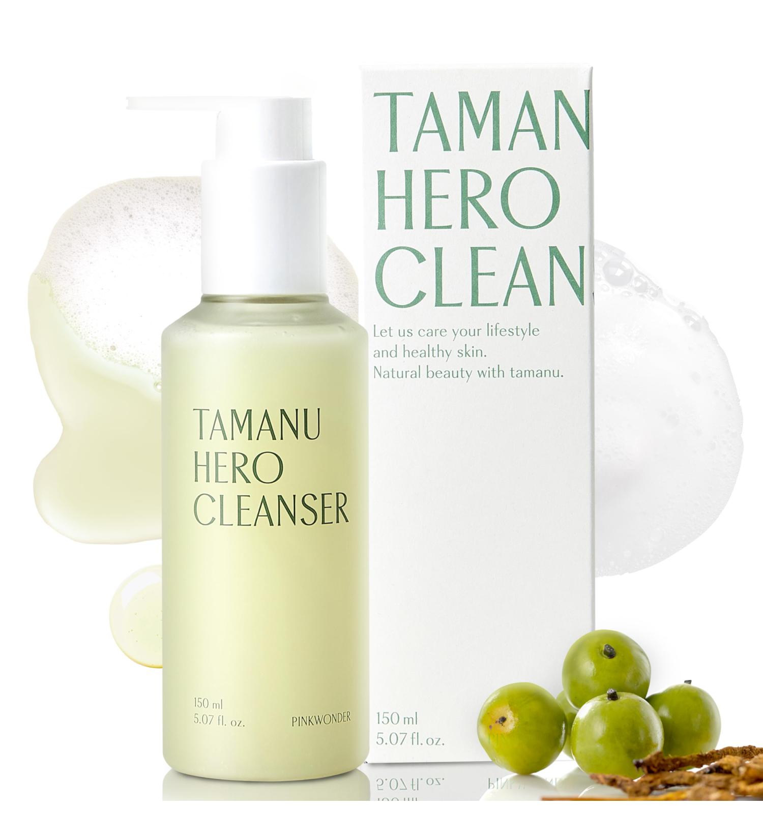 Tamanu Hero Cleanser 5.07oz | Acne & Oily Skin Face Wash | Salicylic Acid & Tamanu Oil | Soothing Korean Skincare for Sensitive Skin - Buy Online on GoSupps.com
