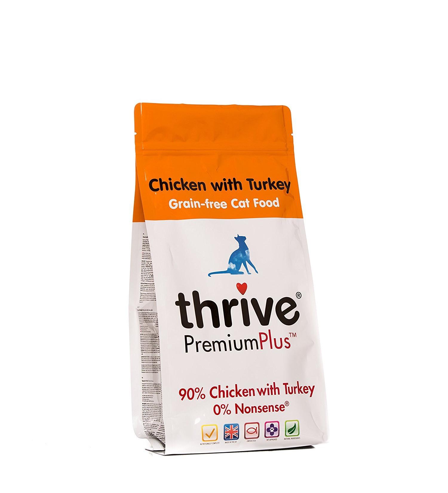 thrive Cat PremiumPlus Dry Food- CHICKEN with TURKEY 1.5kg - Buy Online on GoSupps.com