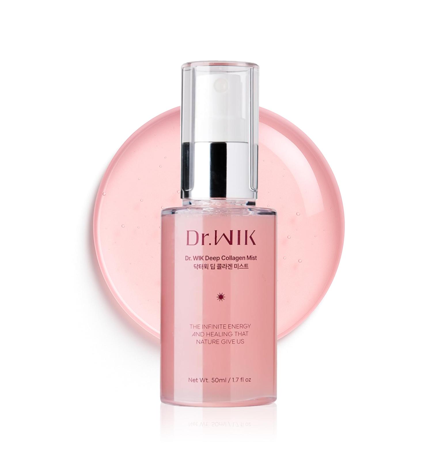 Dr.WIK Deep Collagen Hydrating Face Mist Refreshing Moisture Facial Spray for Dry Skin | Wrinkle Care & Anti-Aging with Panthenol & Adenosine | Fine Toner Mist | Korean Skincare (50ml / 1.7 Fl Oz) - Buy Online on GoSupps.com