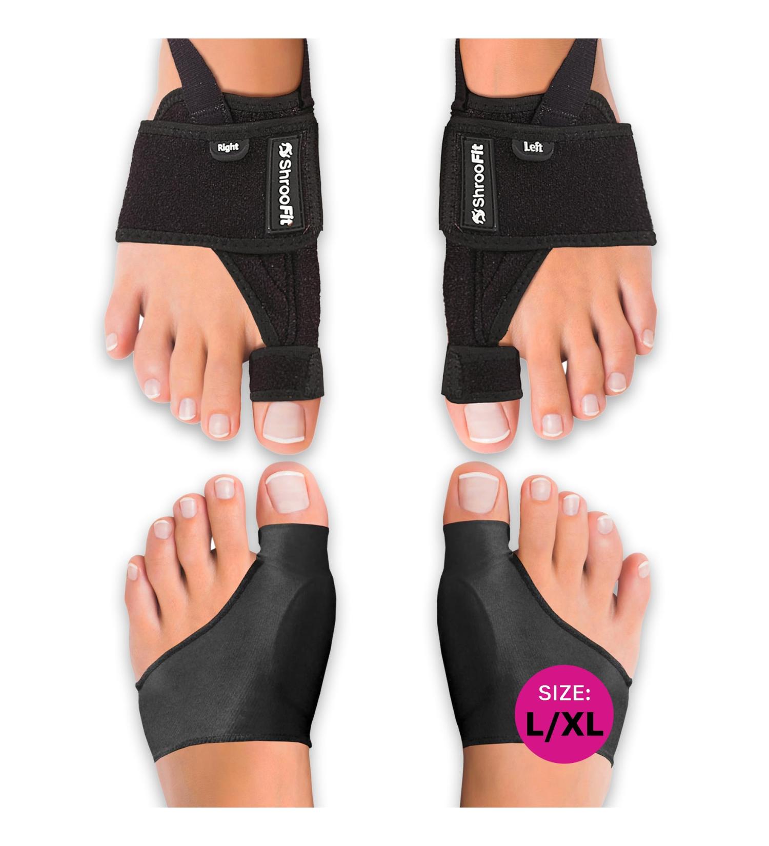 Effective Bunion Corrector Kit | Bunion Relief for Men & Women | Straighten Toes & Correct Bunions | Cushioned Sleeves - Large/X-Large - Buy Online on GoSupps.com