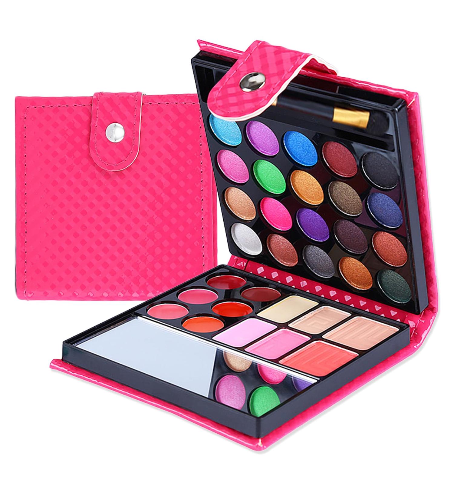 WishesMar 32 Colors AllinOne Makeup Kit Palette Eyeshadow Matte Shine Including Lip Gloss Press Powder Blush Ideal Makeup Cosmetic Eyeshadow Palette I - Buy Online on GoSupps.com
