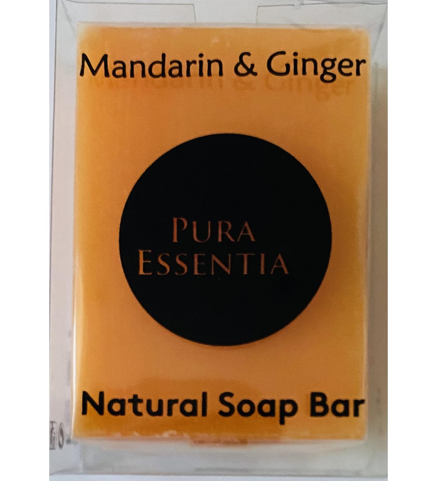 Pura Essentia Natural Soap Bar (Mandarin & Ginger)