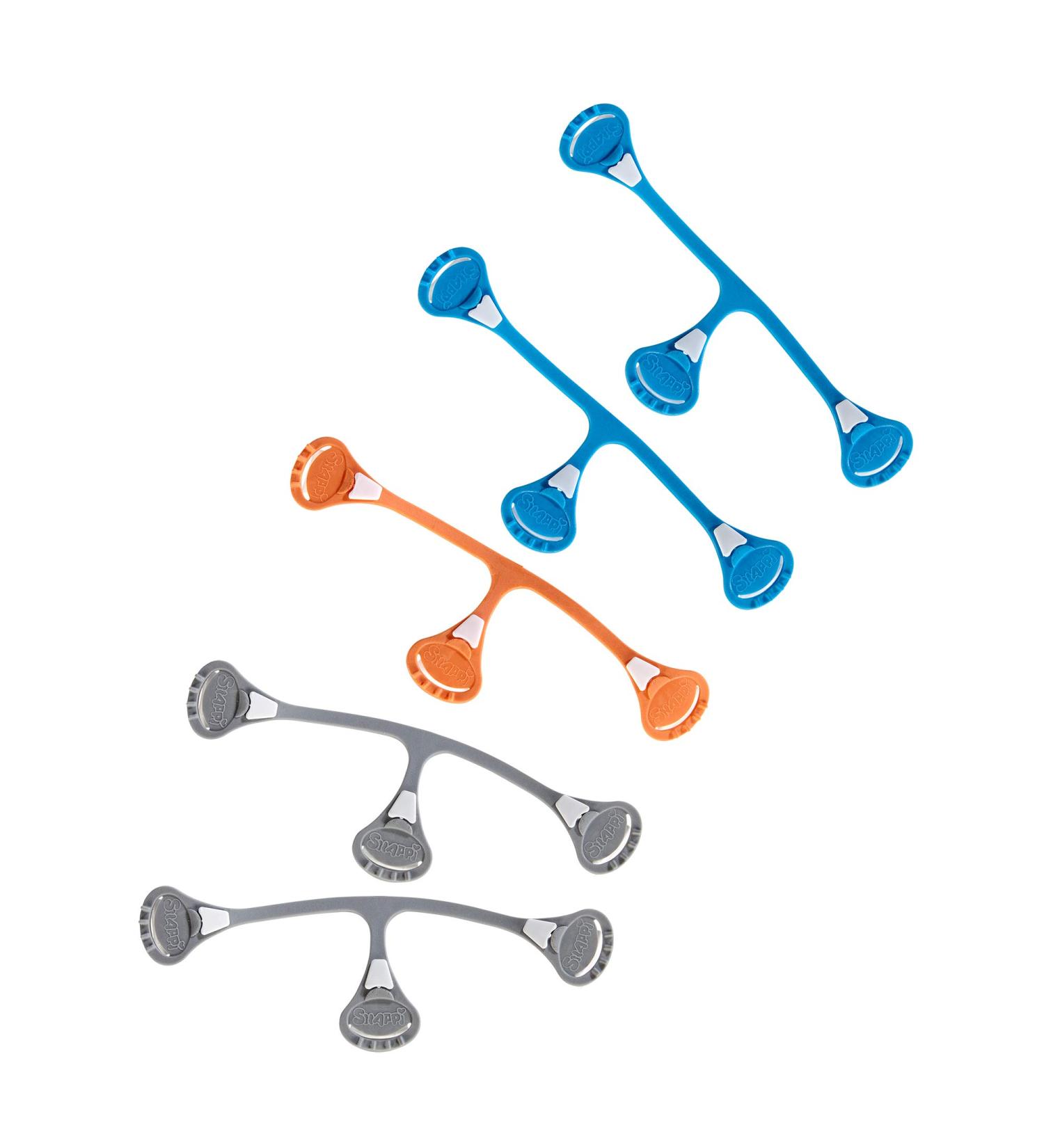 5 Pack Neutral Snappi Cloth Diaper Clips - Replaces Pins for Prefolds and Flatfolds - Buy Online on GoSupps.com