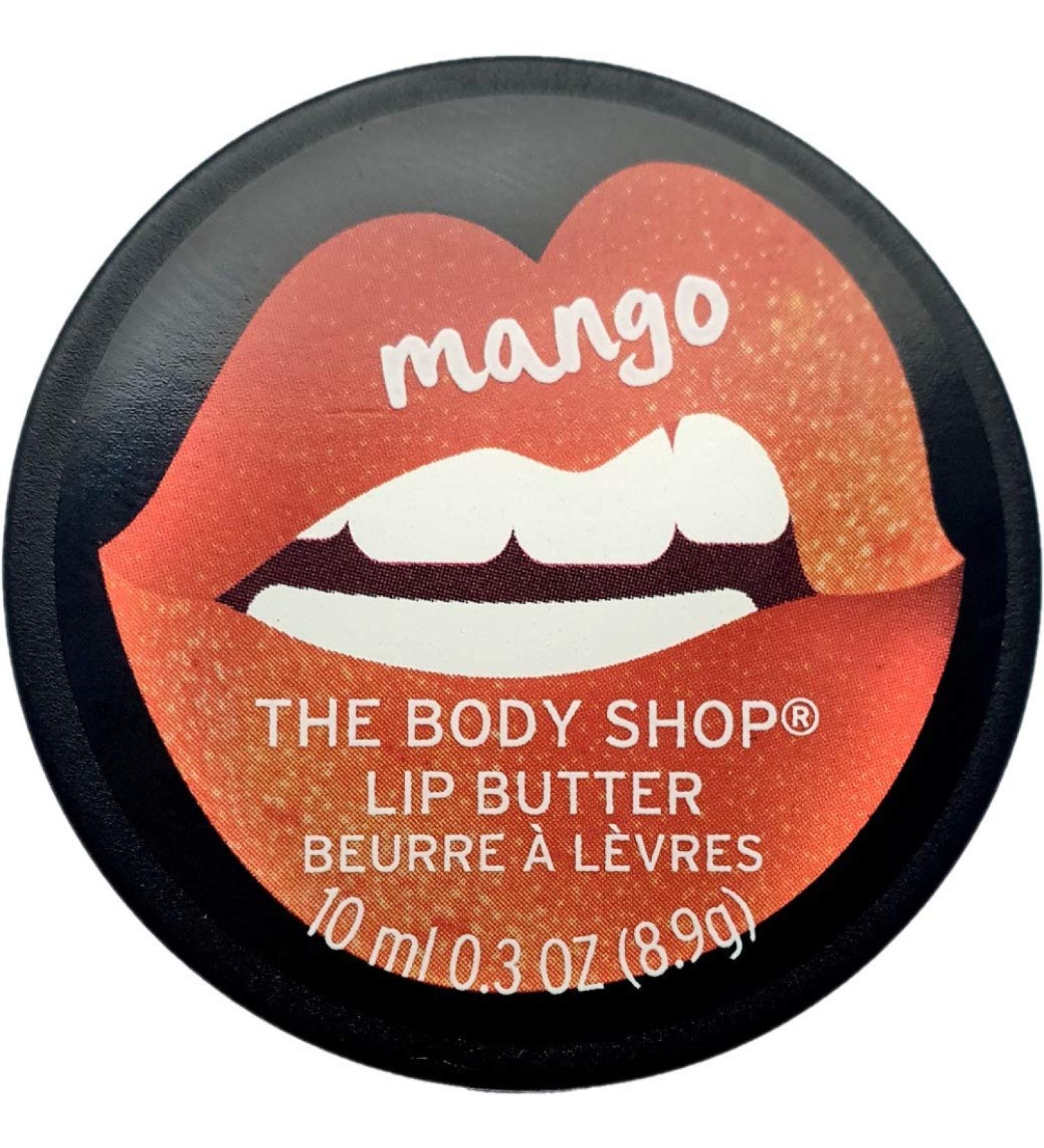 The Body Shop Lip Balm Mango Lip Butter- Shea Butter - 10ml Fruity Scent - Buy Online on GoSupps.com