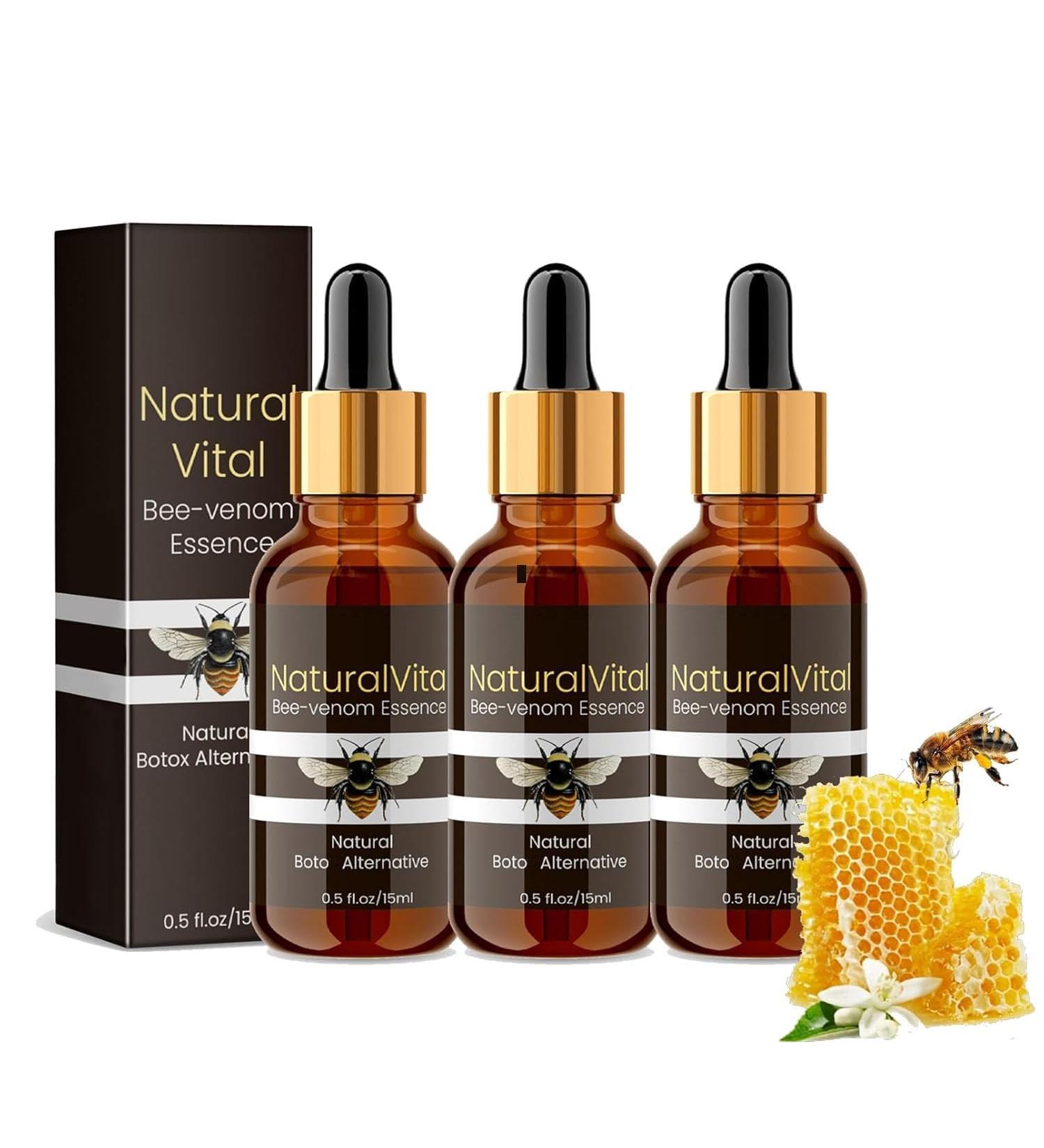  KFDDRN bee venom serum face serum cream wrinkle cream venom natural essence bee mink face face bee mink skin firming firming skin tightening for 3pcs - Buy Online on GoSupps.com