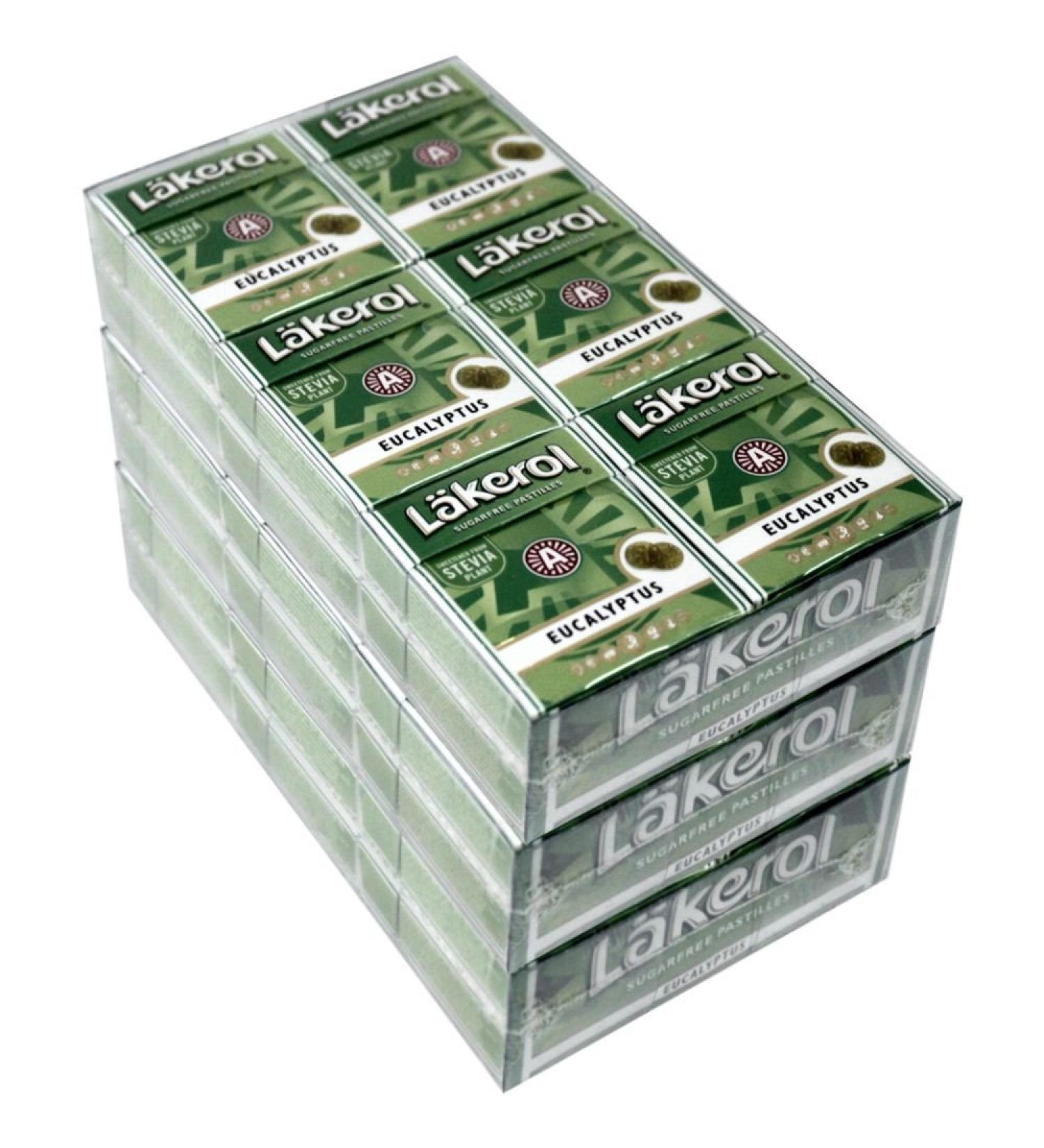 Cloetta L kerol Eucalyptus Tablets 36 x 23 g Sugar Free