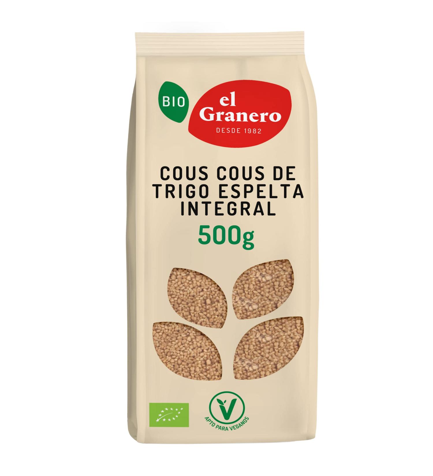 Granero Organic Whole Spelled Cous Cous 500 Grams - Buy Online on GoSupps.com