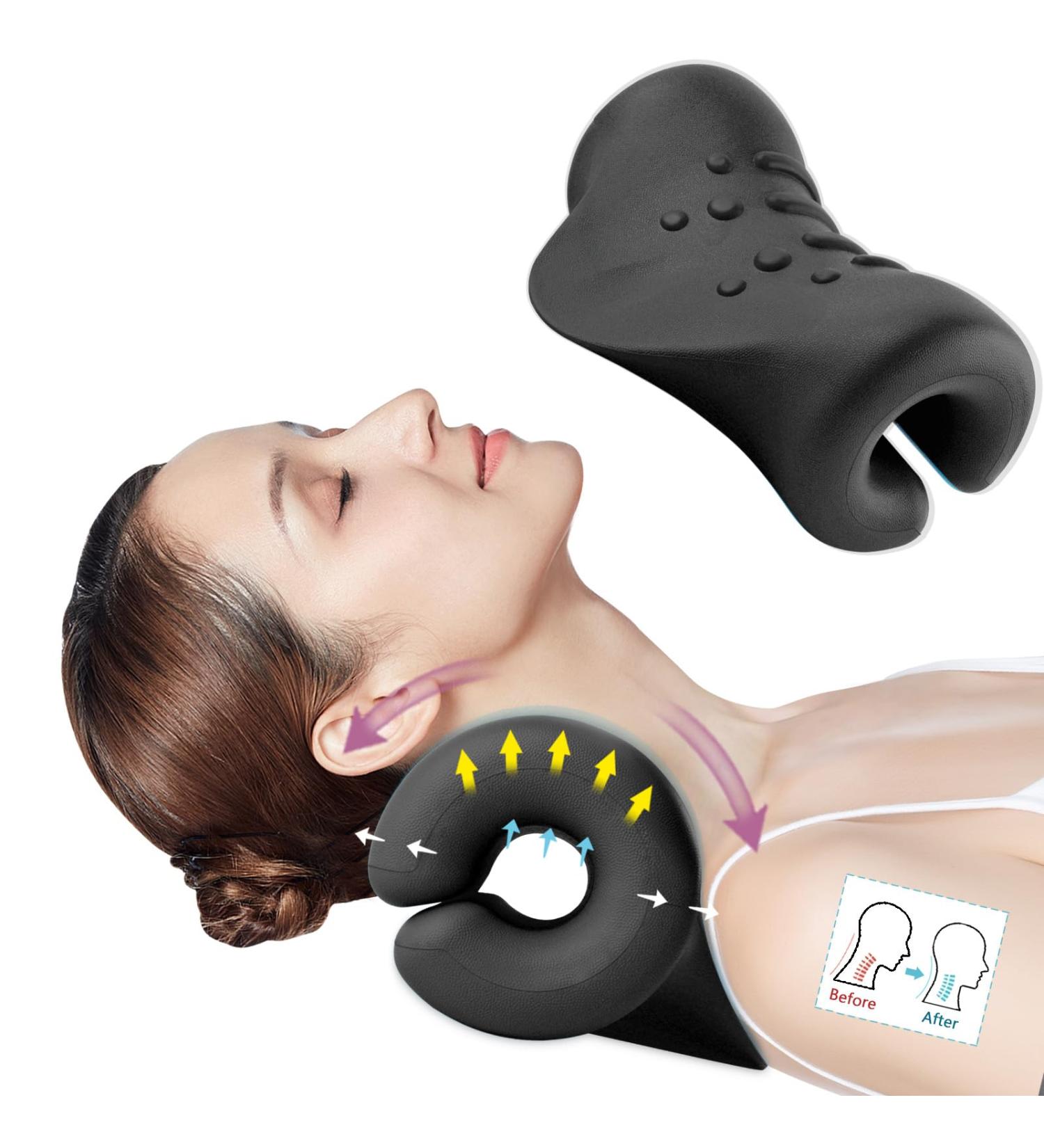 BLABOK Neck Stretcher - Relieve Shoulder Pain Improve Posture & Enhance Neck Relaxation | International Shipping Available - Buy Online on GoSupps.com