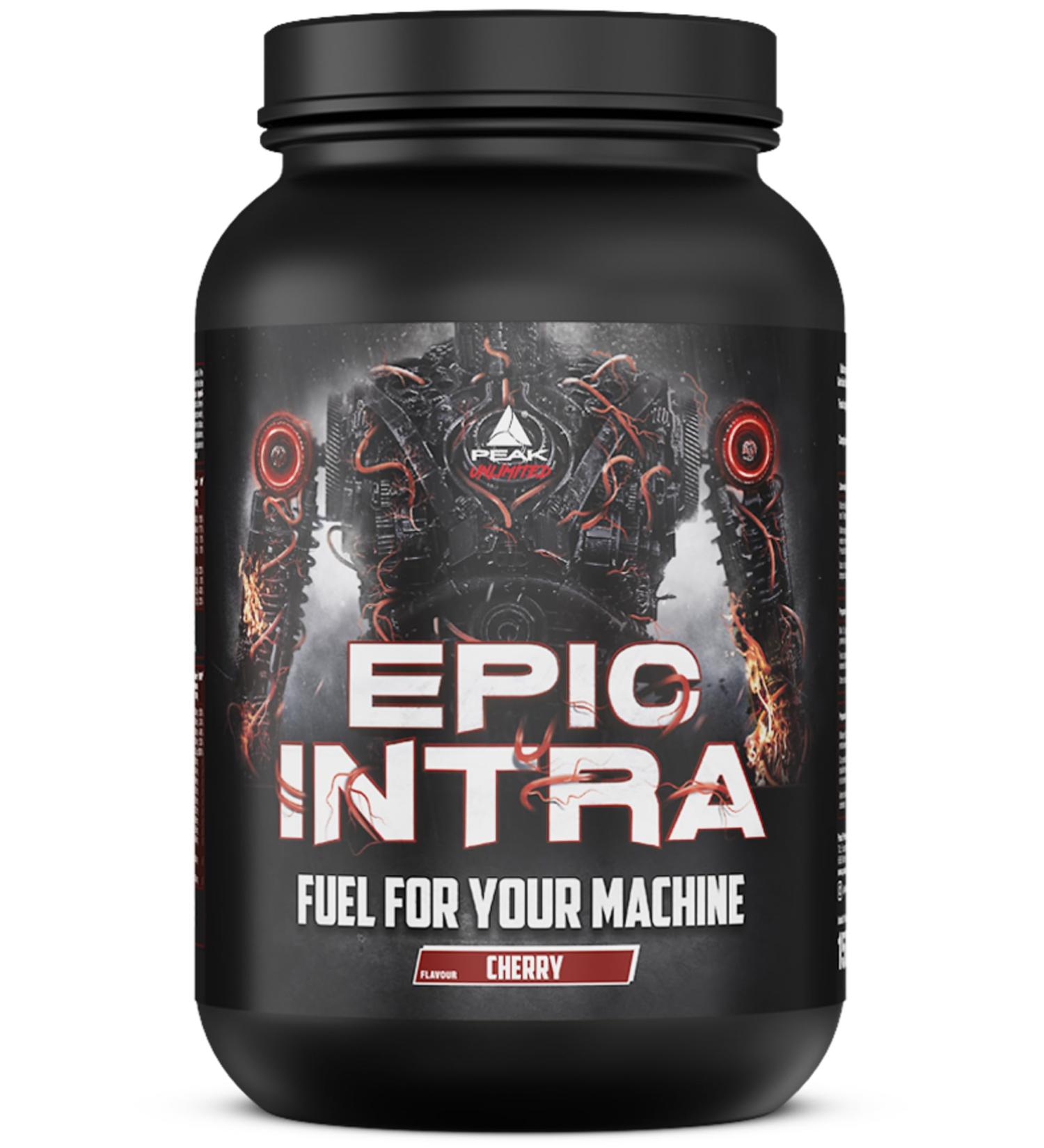 Epic Intra Workout - 1500g Cherry Flavor | 30 Portions | Carb Matrix Essential Aminos Electrolytes & L-Carnitine | Vegan Muscle Builder - Buy Online on GoSupps.com