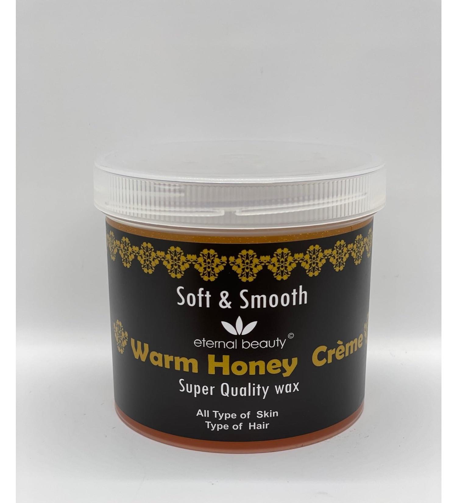 Warm Honey Creme Wax Soft and Smooth Super Quality for All Type of Skin 450gm By Eternal Beauty
