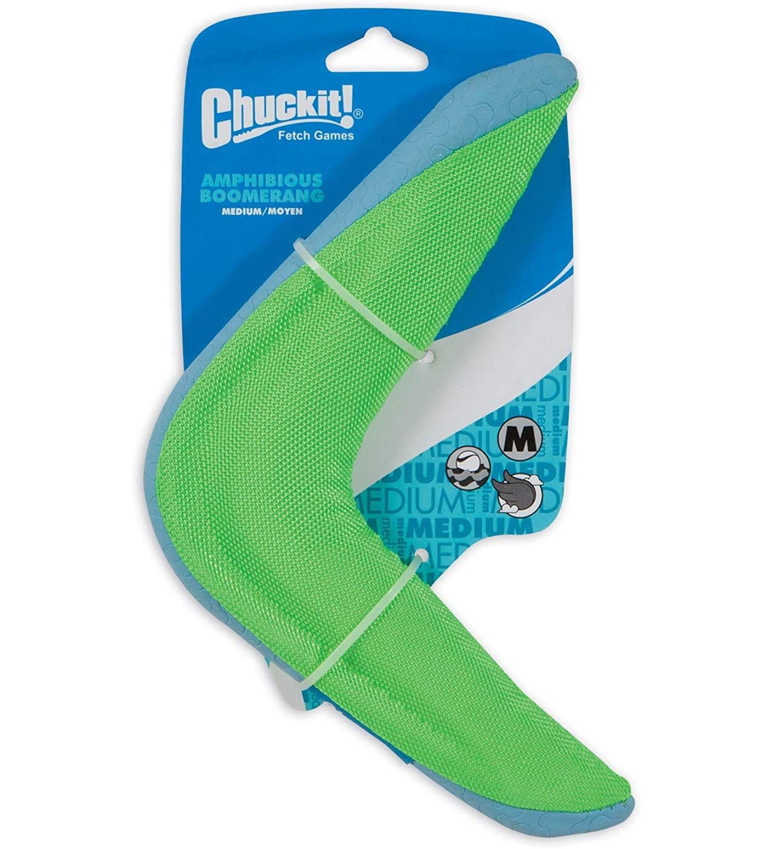 Shop Canine Hardware Chuckit! Amphibious Boomerang - Ideal for Water & Land Play | Fast International Shipping - Buy Online on GoSupps.com