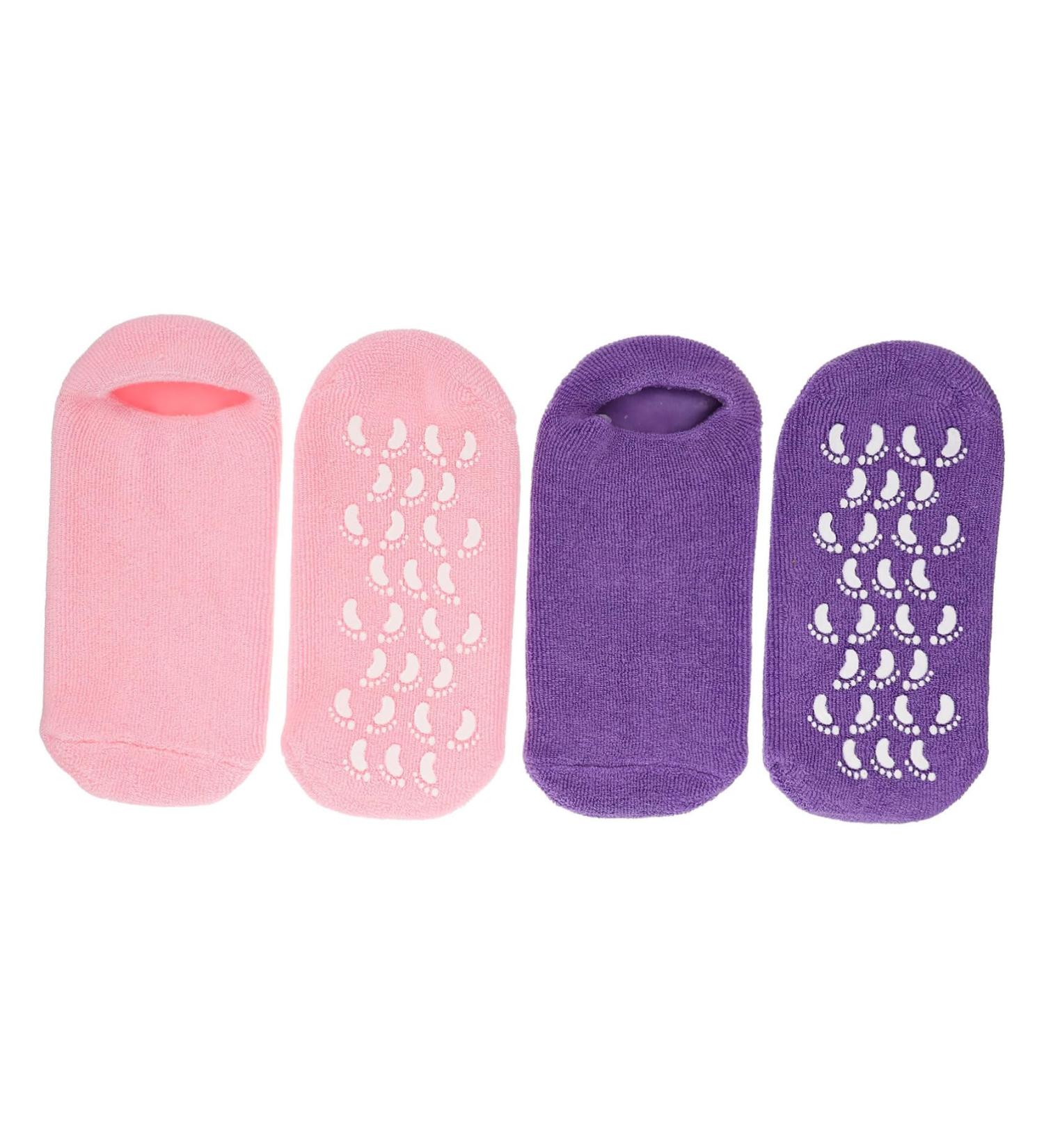 FOMIYES 4 Pairs Gel Socks Salon Foot Covers Moisturizing Socks Foot Masks My Cart Items Moisturizing Foot Socks Foot Caring Masks Household Foot Care Products Feet Nursing Socks - Buy Online on GoSupps.com