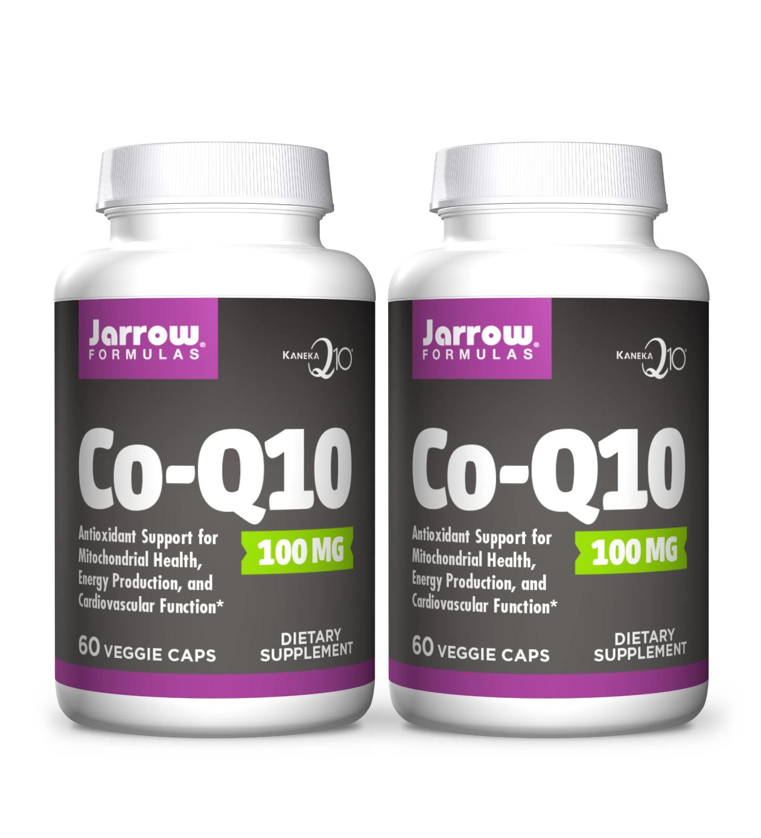 Buy Jarrow Formulas Co-Q10 100 mg - 60 Capsules | Heart Health & Energy Support - Buy Online on GoSupps.com