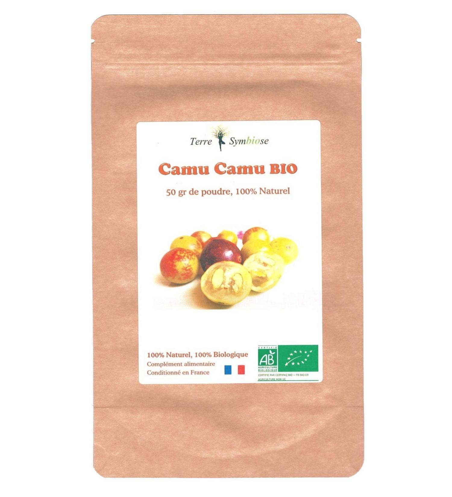 Vitamine C Naturelle 20% Extrait de Camu Camu Biologique - Sachet de 50g - Buy Online on GoSupps.com