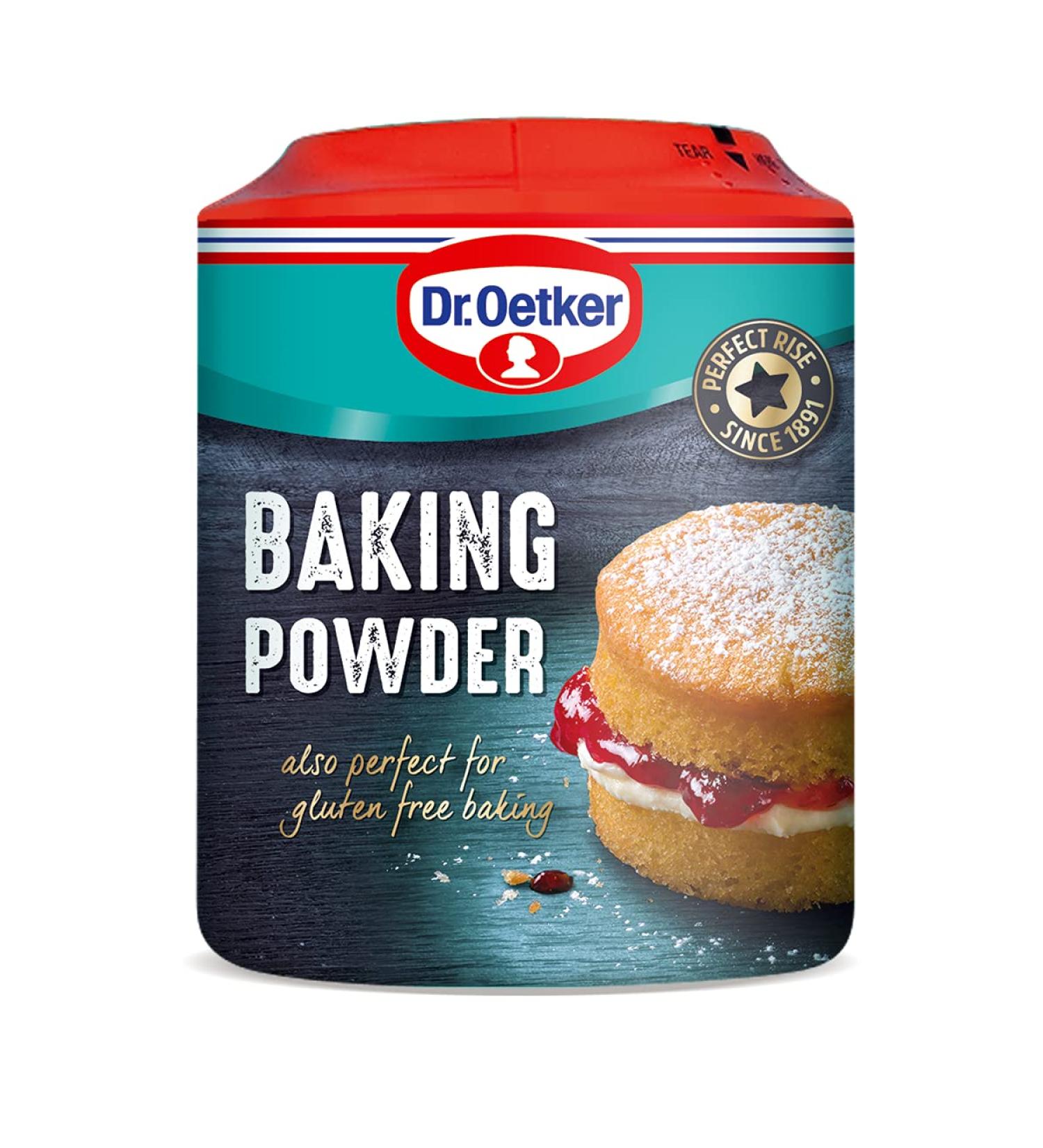 Dr. Oetker Gluten Free Baking Powder 170g - Pack of 1 | Gluten-Free Baking Essential - Buy Online on GoSupps.com